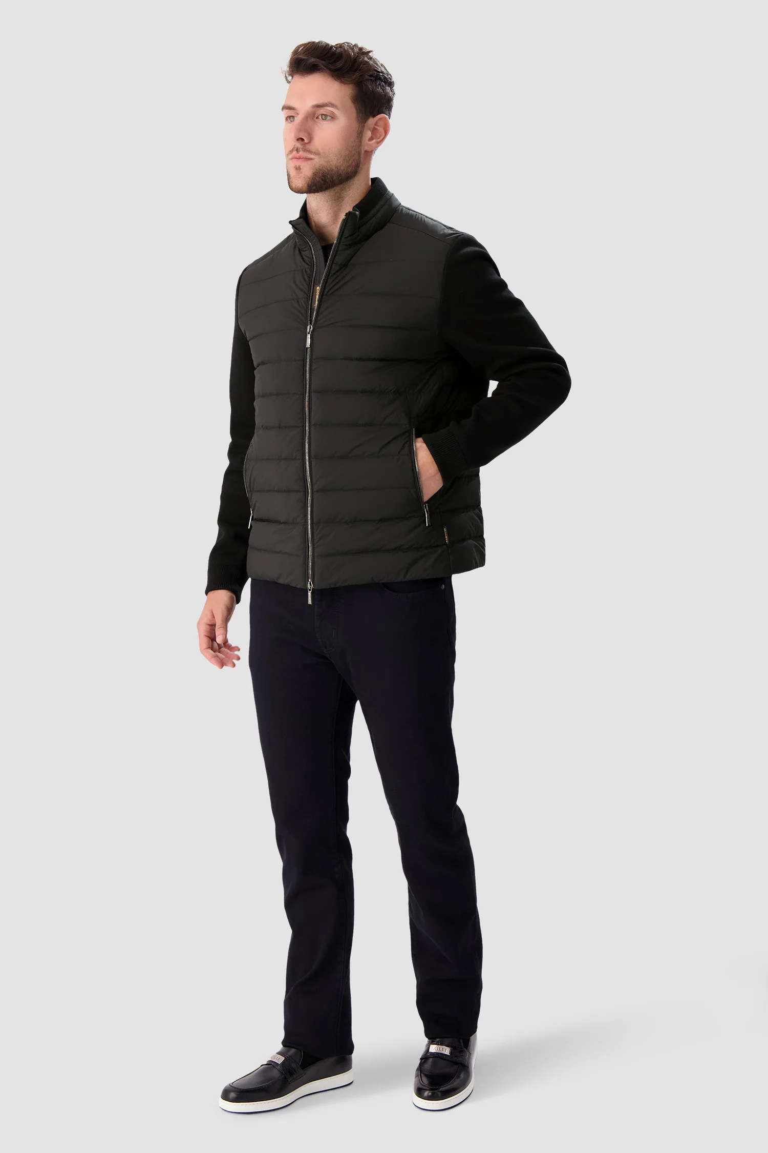 Moorer Black CATTANEO-S3C Jacket - Image 10