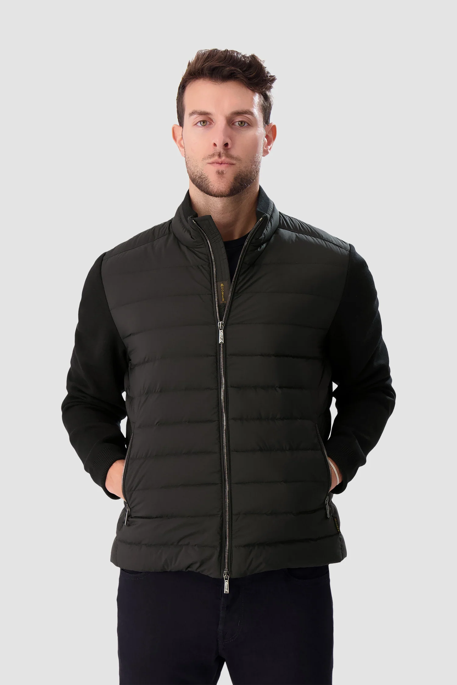 Moorer Black CATTANEO-S3C Jacket - Image 2