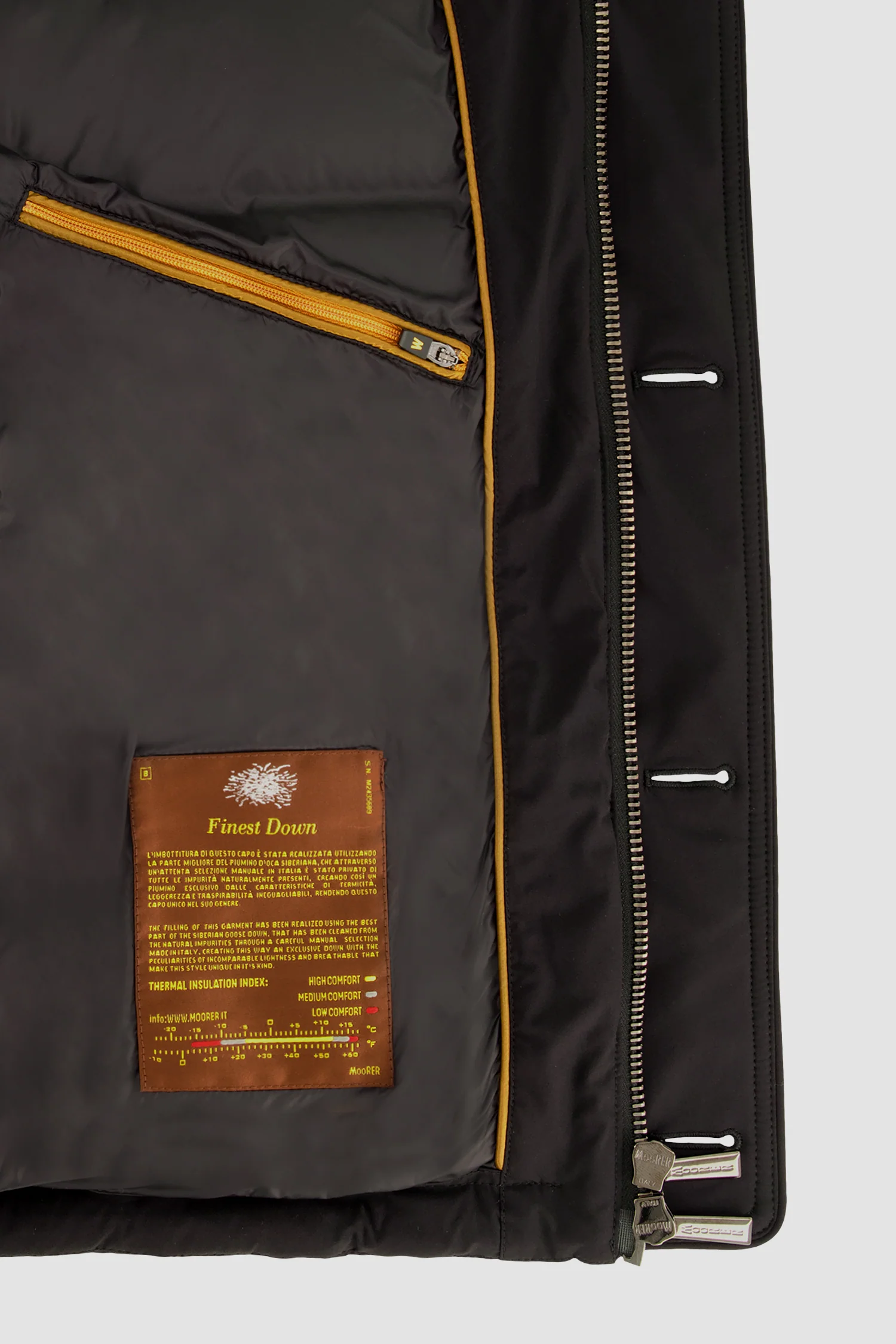 Moorer Black/Nero Detachable Sleeve FOSCOLO-KNM Jacket - Image 13
