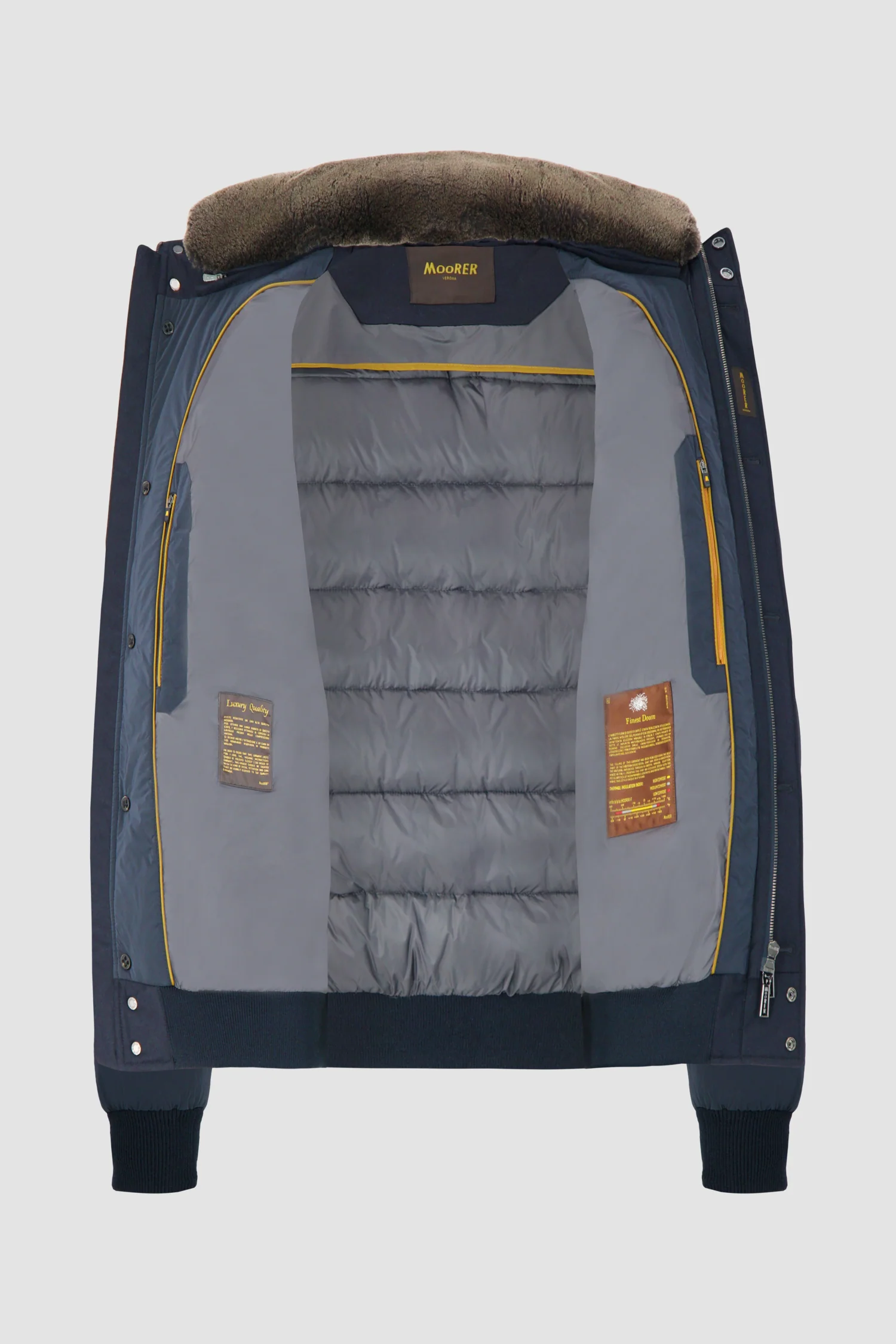 Moorer Blue FANTONI-OSL Jacket - Image 2