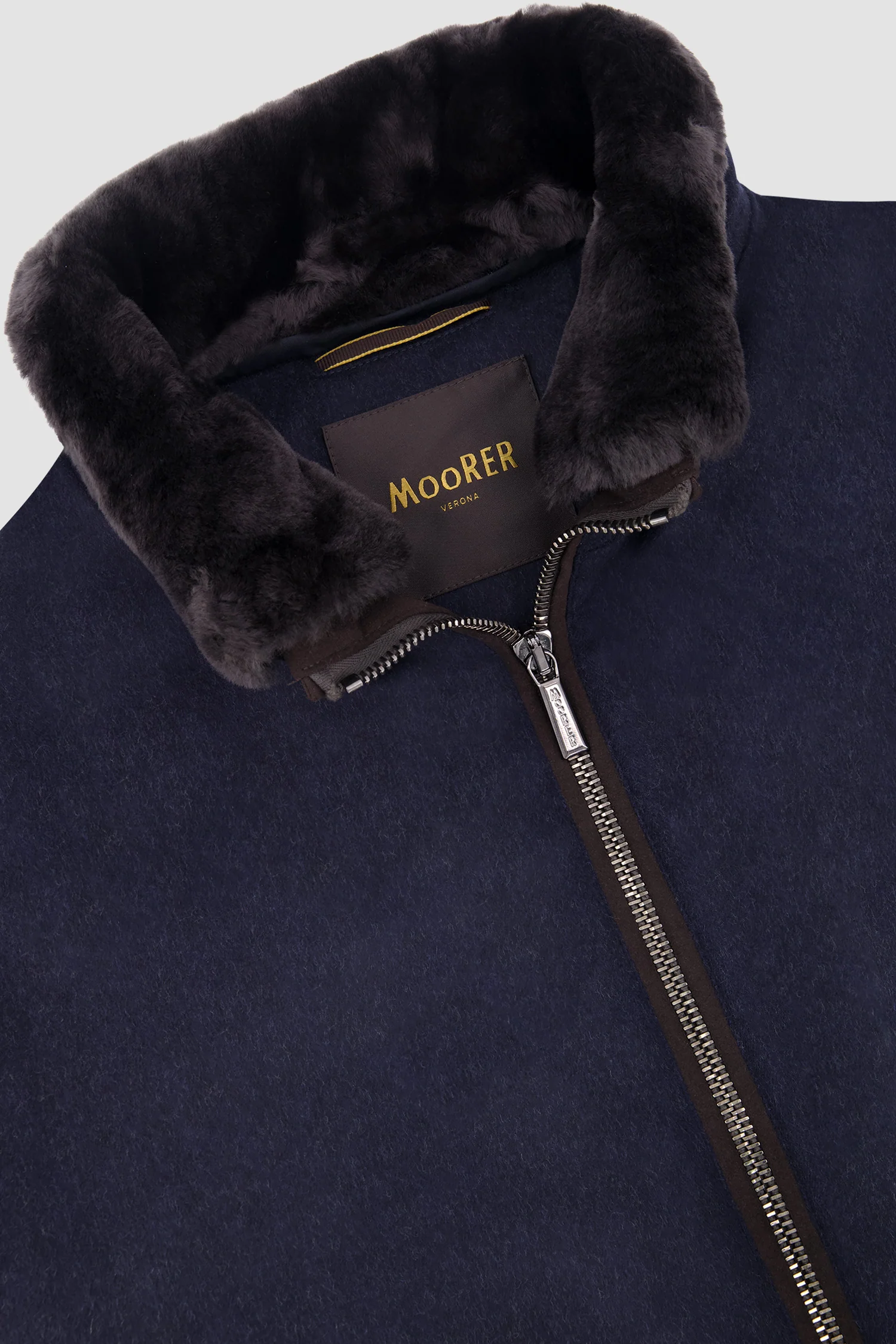 Moorer Blue Grey BELLATI-LS9 Jacket - Image 6