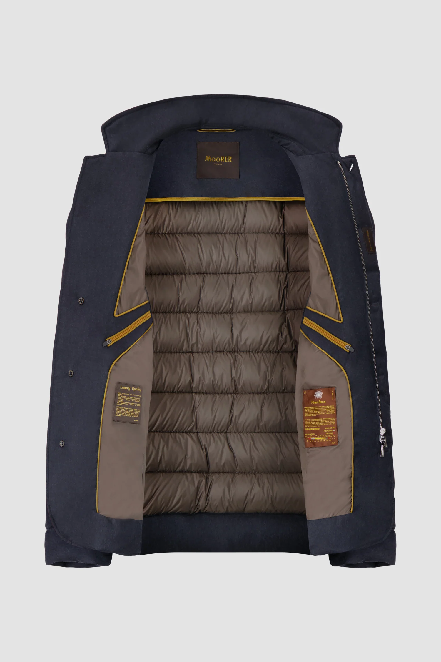 Moorer Blue Grey ZAYN-L Jacket - Image 5