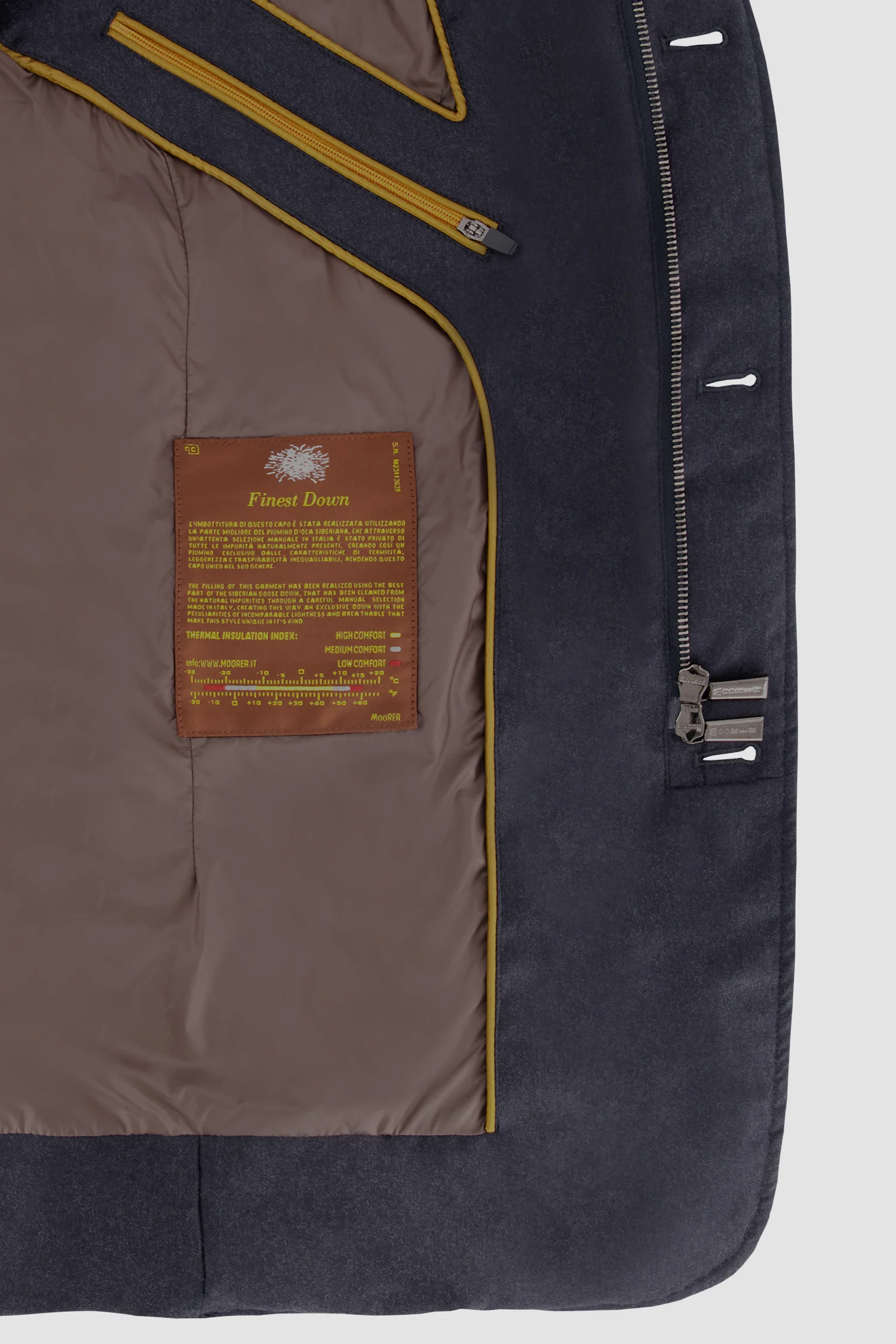 Moorer Blue Grey ZAYN-L Jacket - Image 7