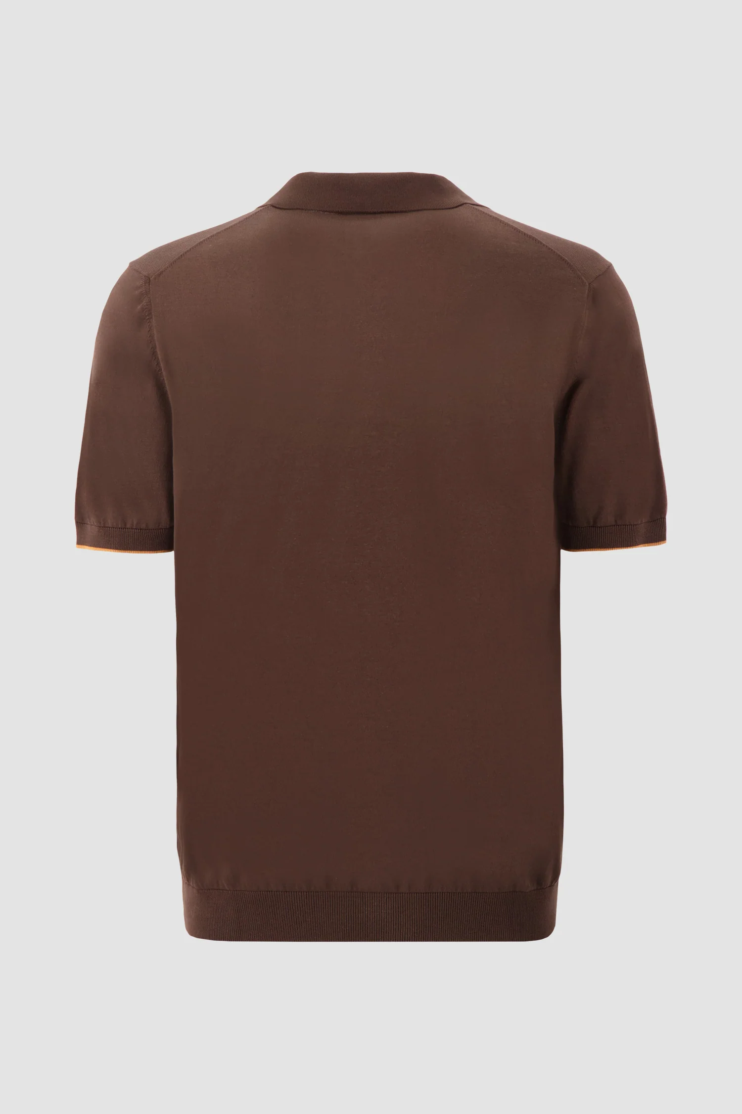 Moorer Brown VERNON-LSP Polo - Image 2