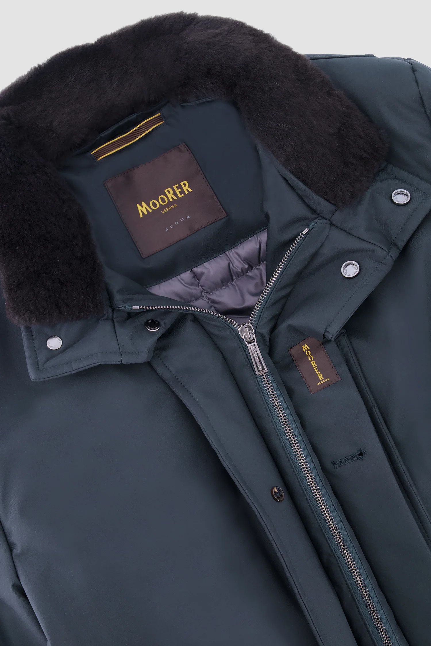Moorer Dark Blue BERNIER-ADS Jacket - Image 5