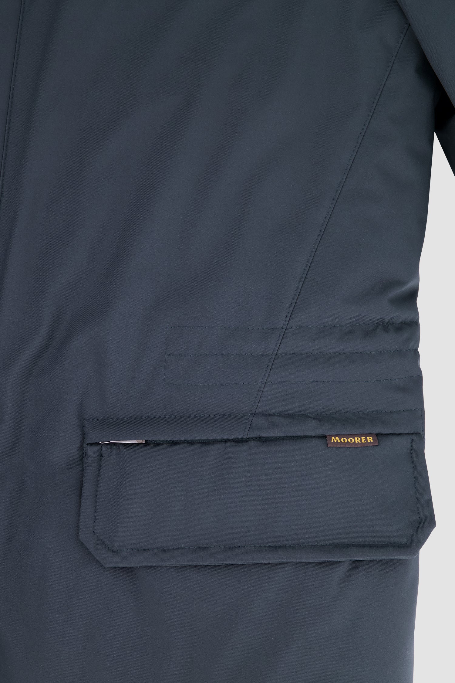 Moorer Dark Blue BERNIER-ADS Jacket - Image 6