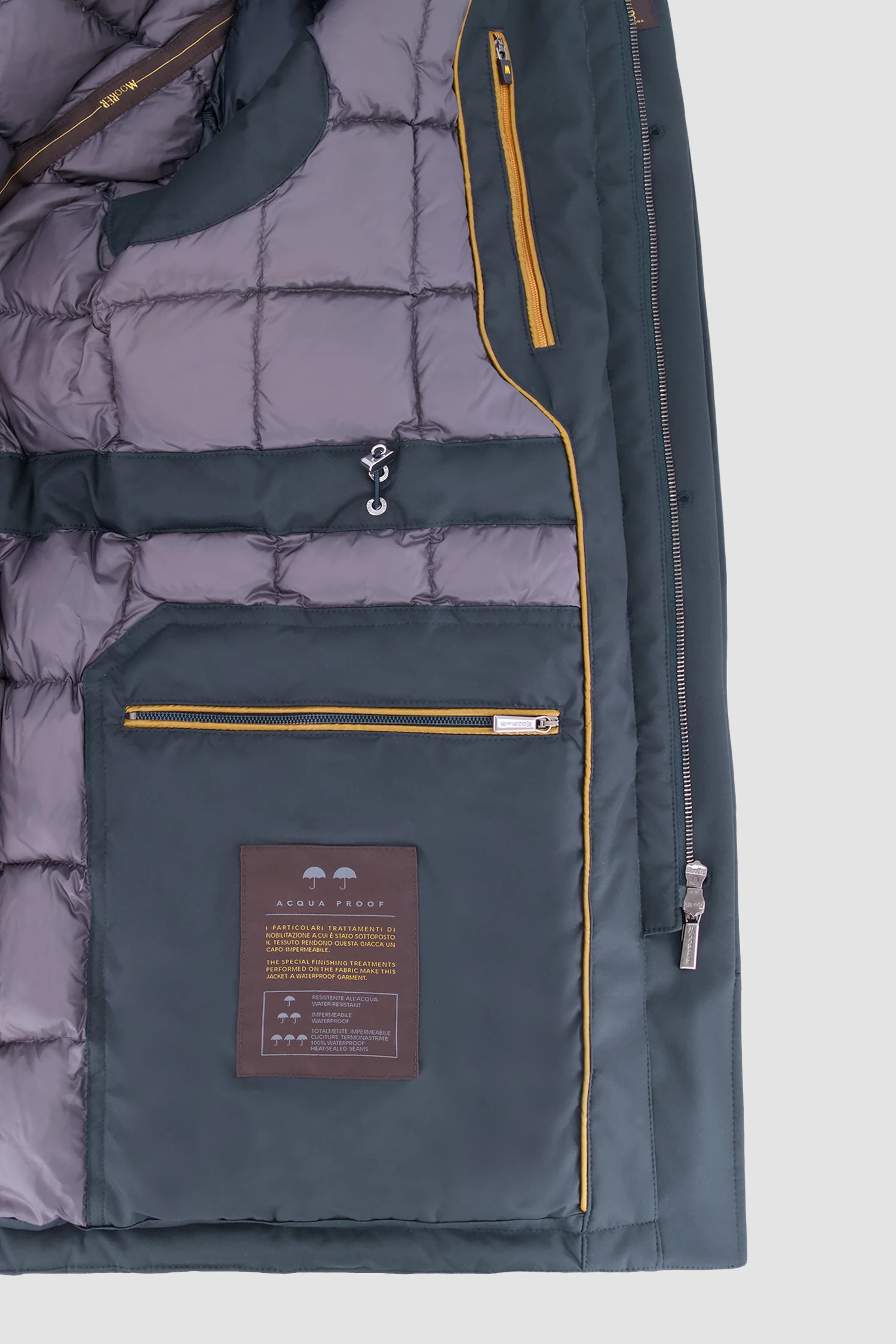Moorer Dark Blue BERNIER-ADS Jacket - Image 7