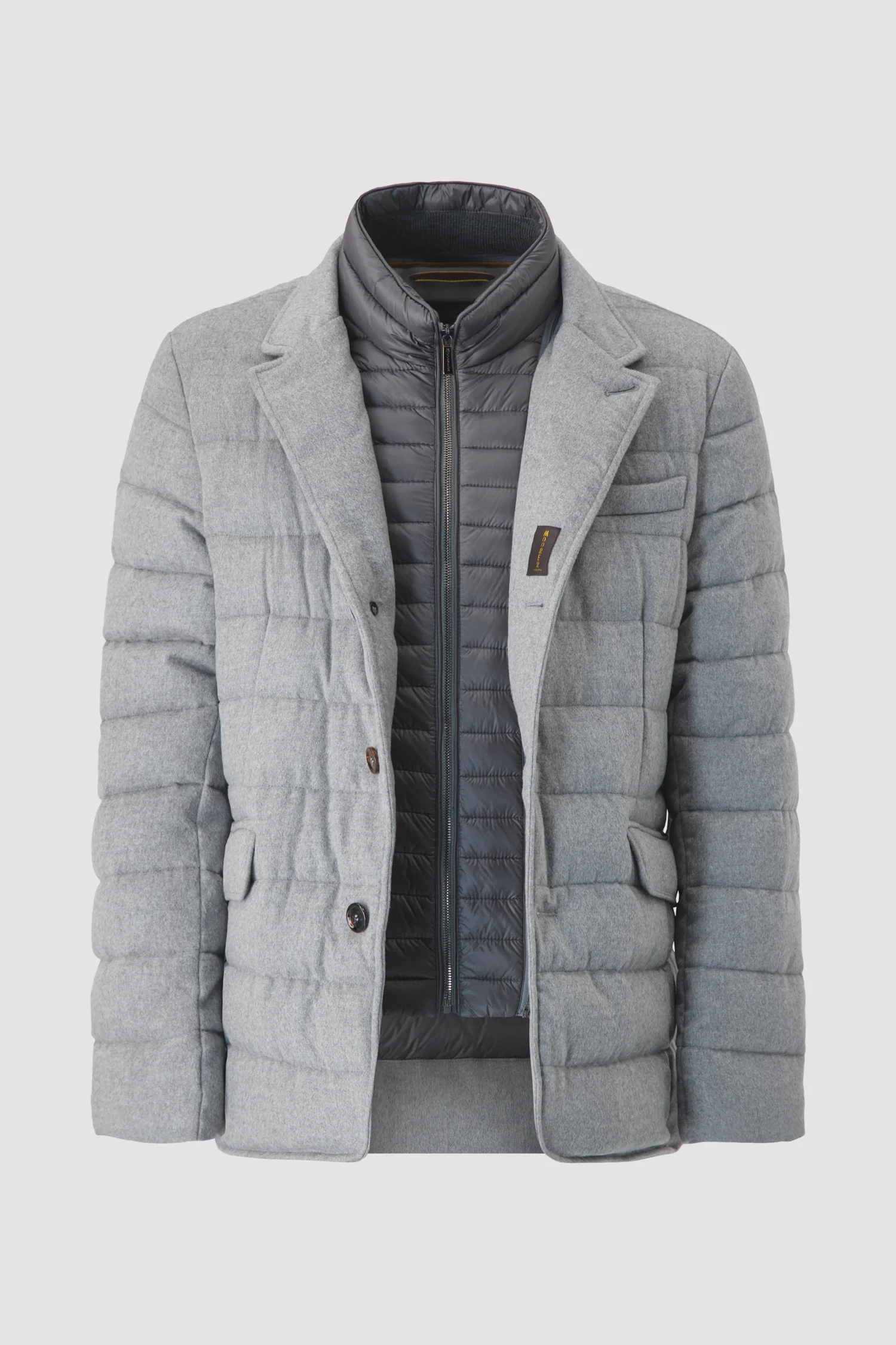 Moorer Grey NOMOS-LS9 Jacket - Image 3