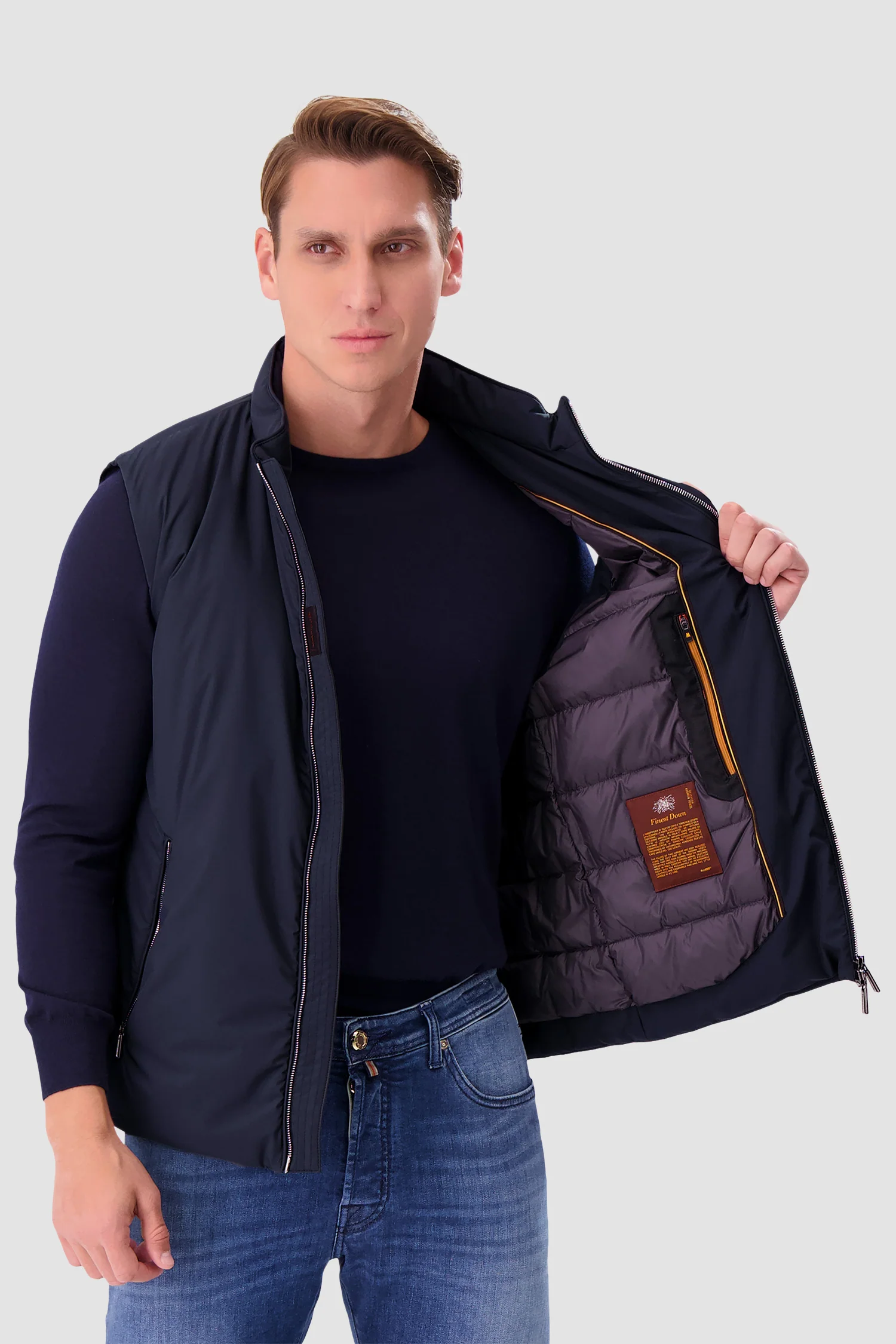 Moorer Navy UROS-SKT Vest - Image 5