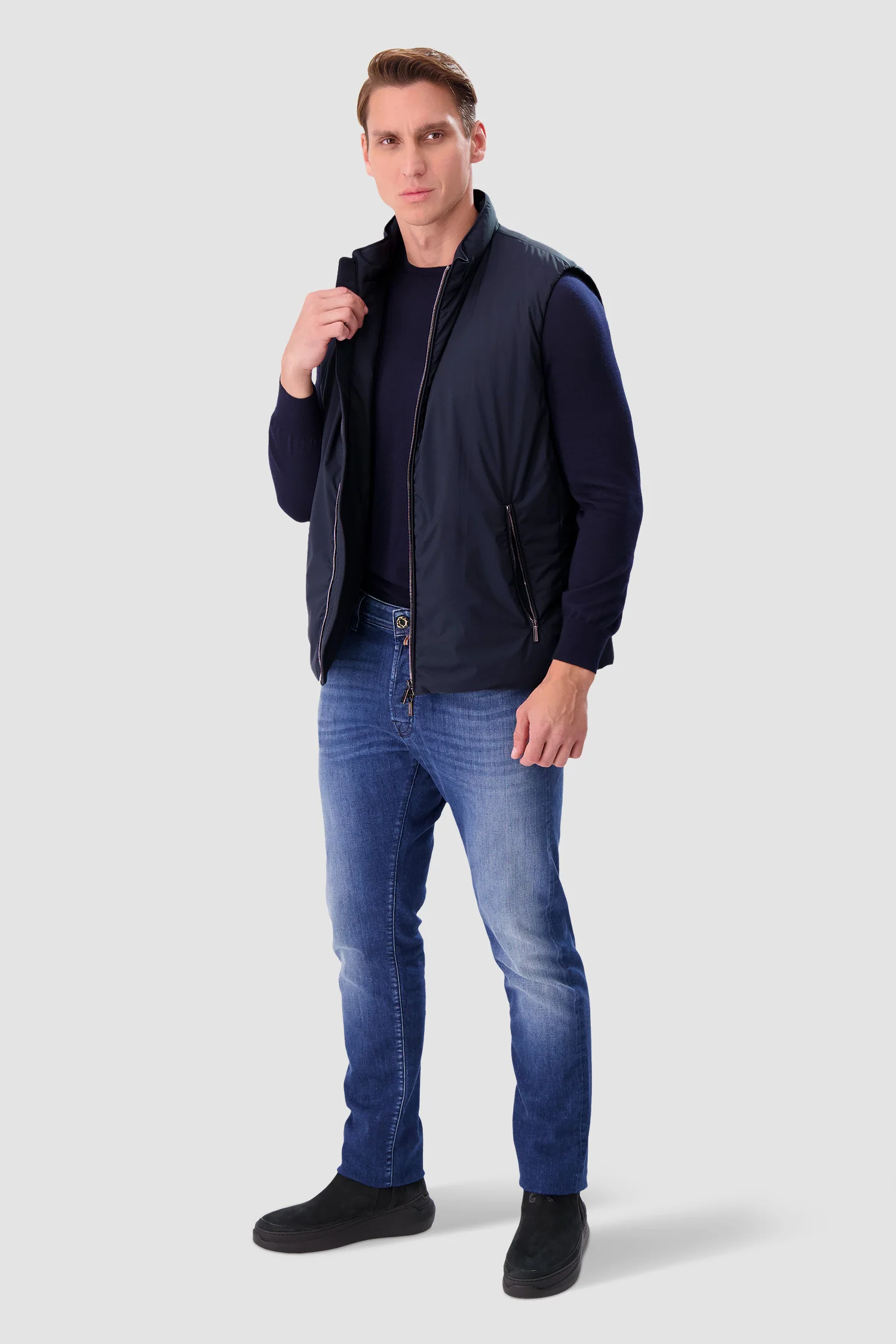 Moorer Navy UROS-SKT Vest - Image 9