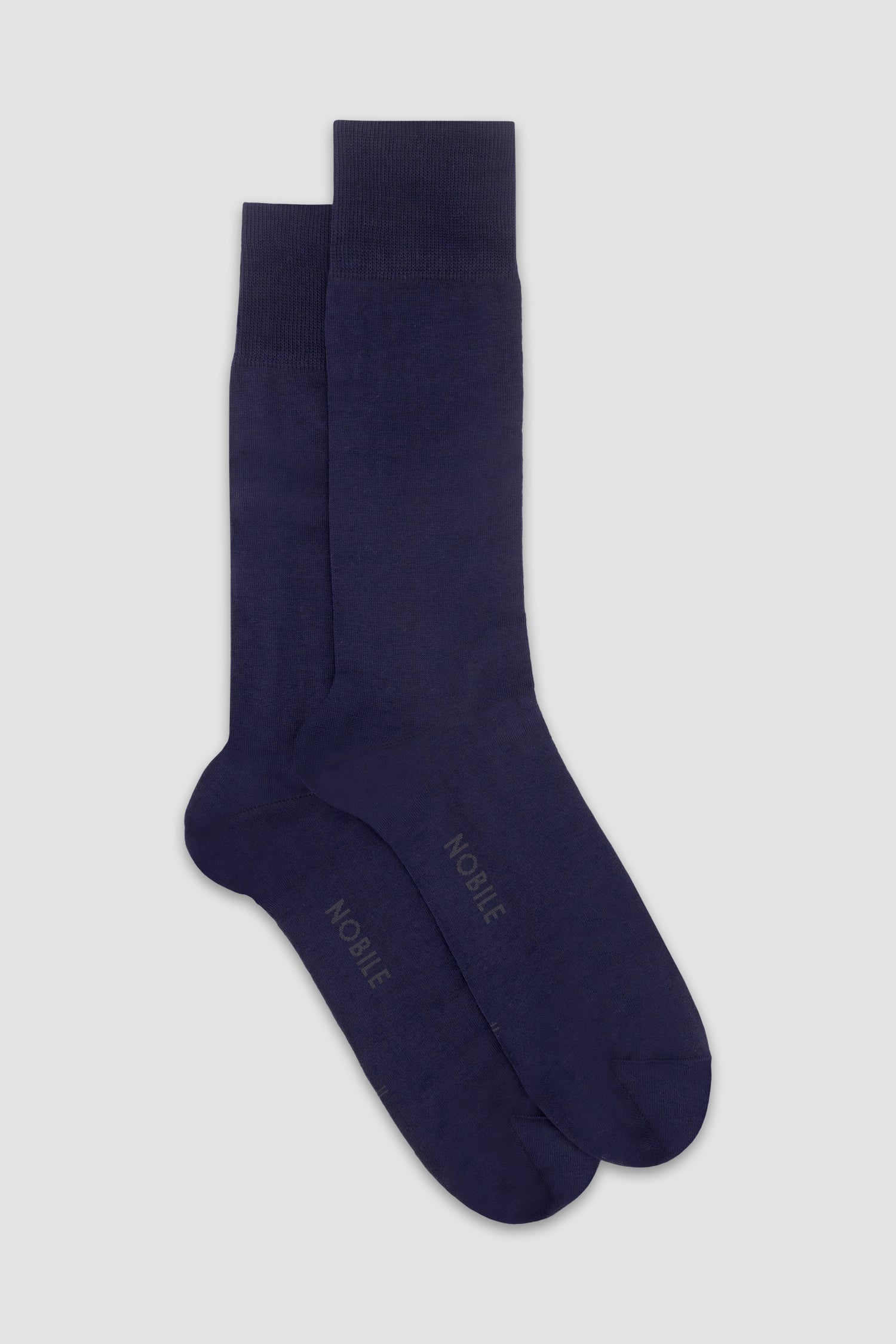 Nobile Solid Blue Crew Socks - Image 2