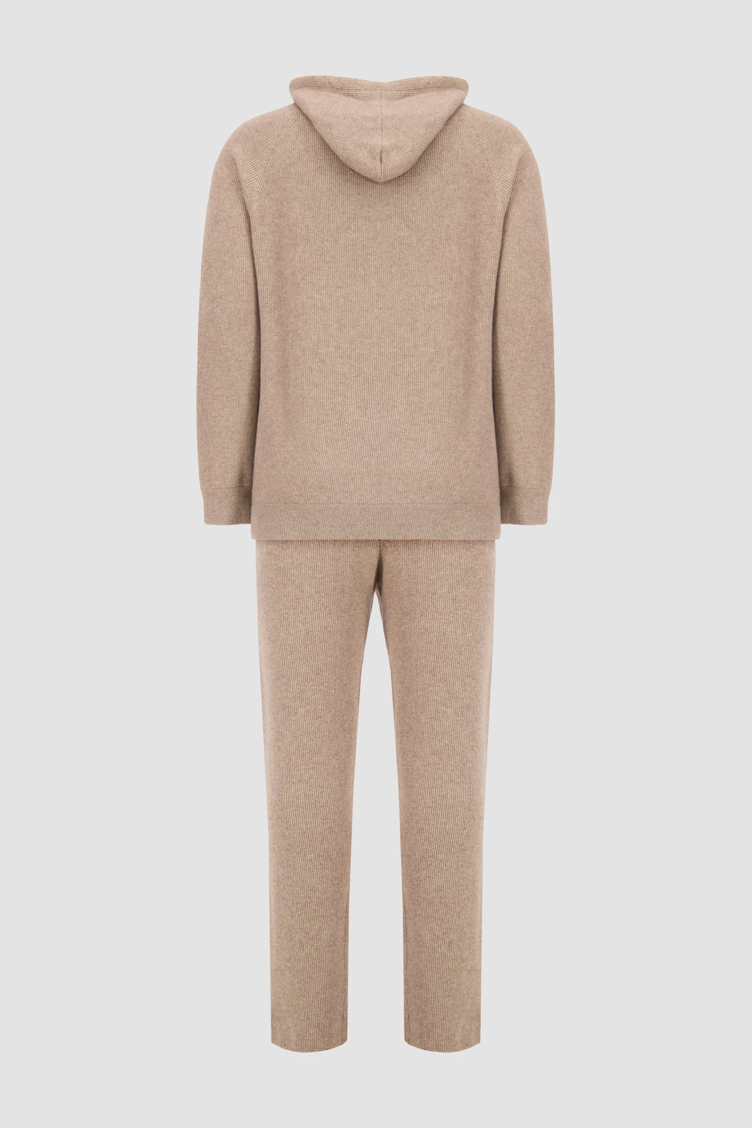 Pashmere Beige Cashmere Hoodie - Image 2