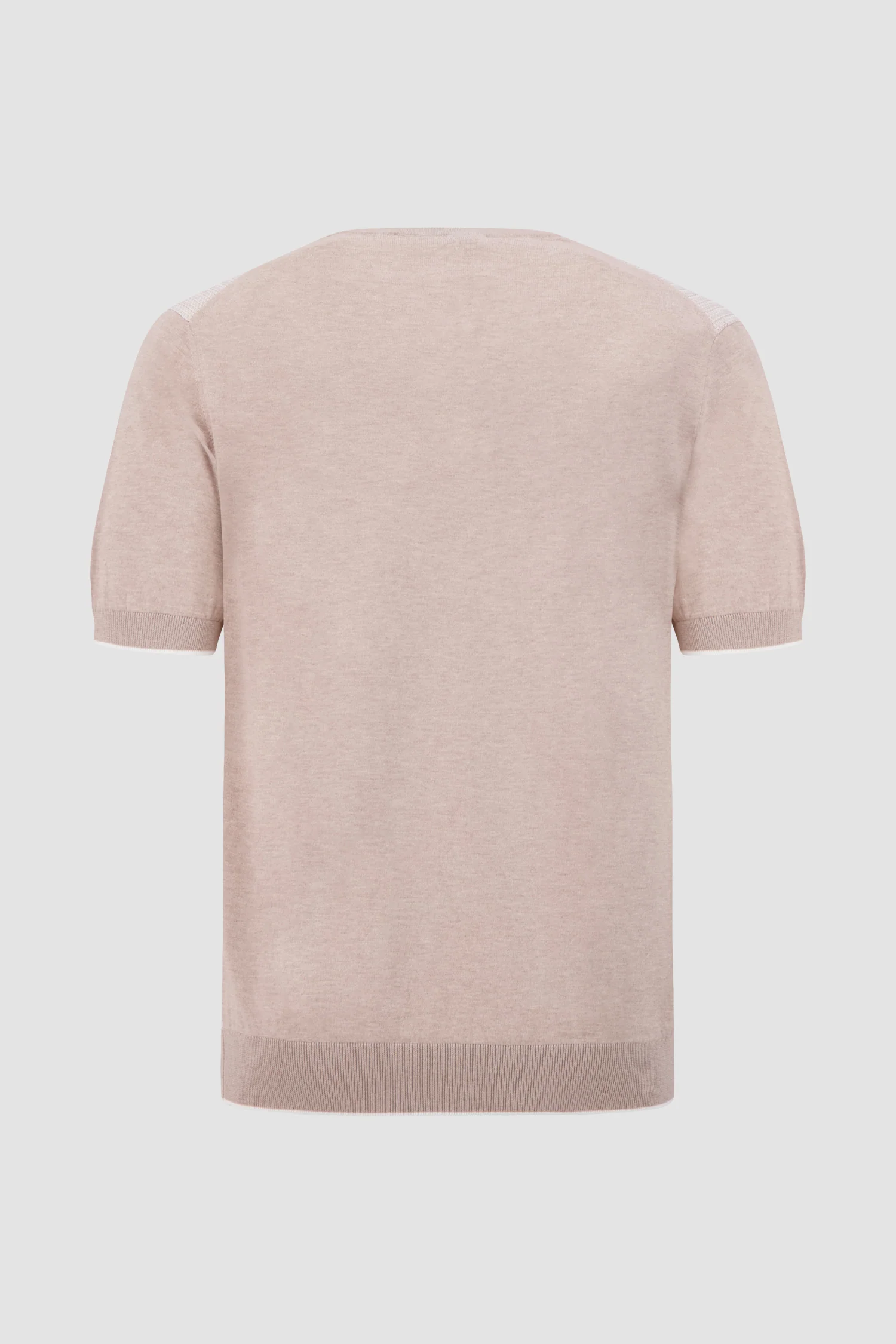 Pashmere Beige Knit Tshirt - Image 2