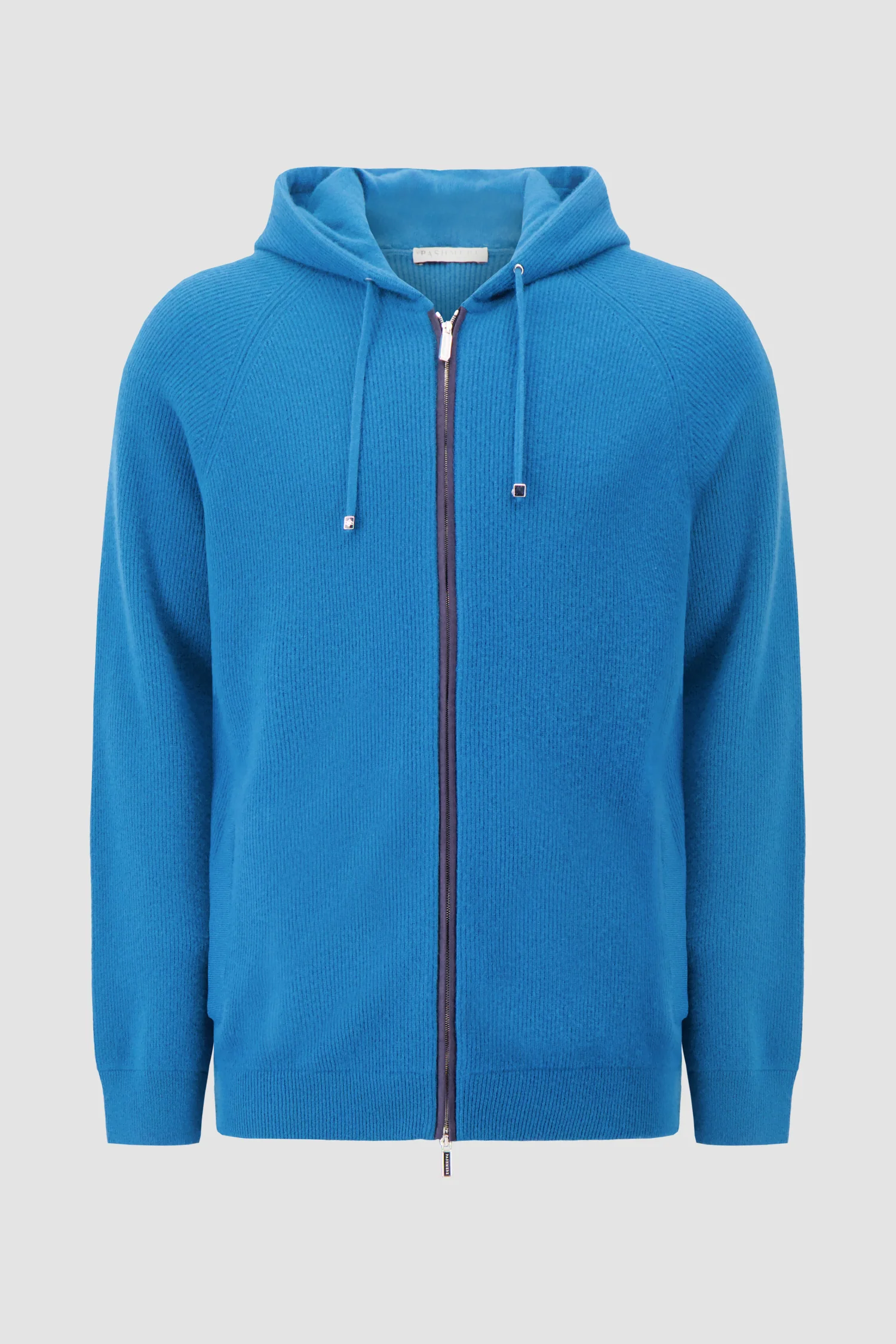 Pashmere Blue Cashmere Hoodie
