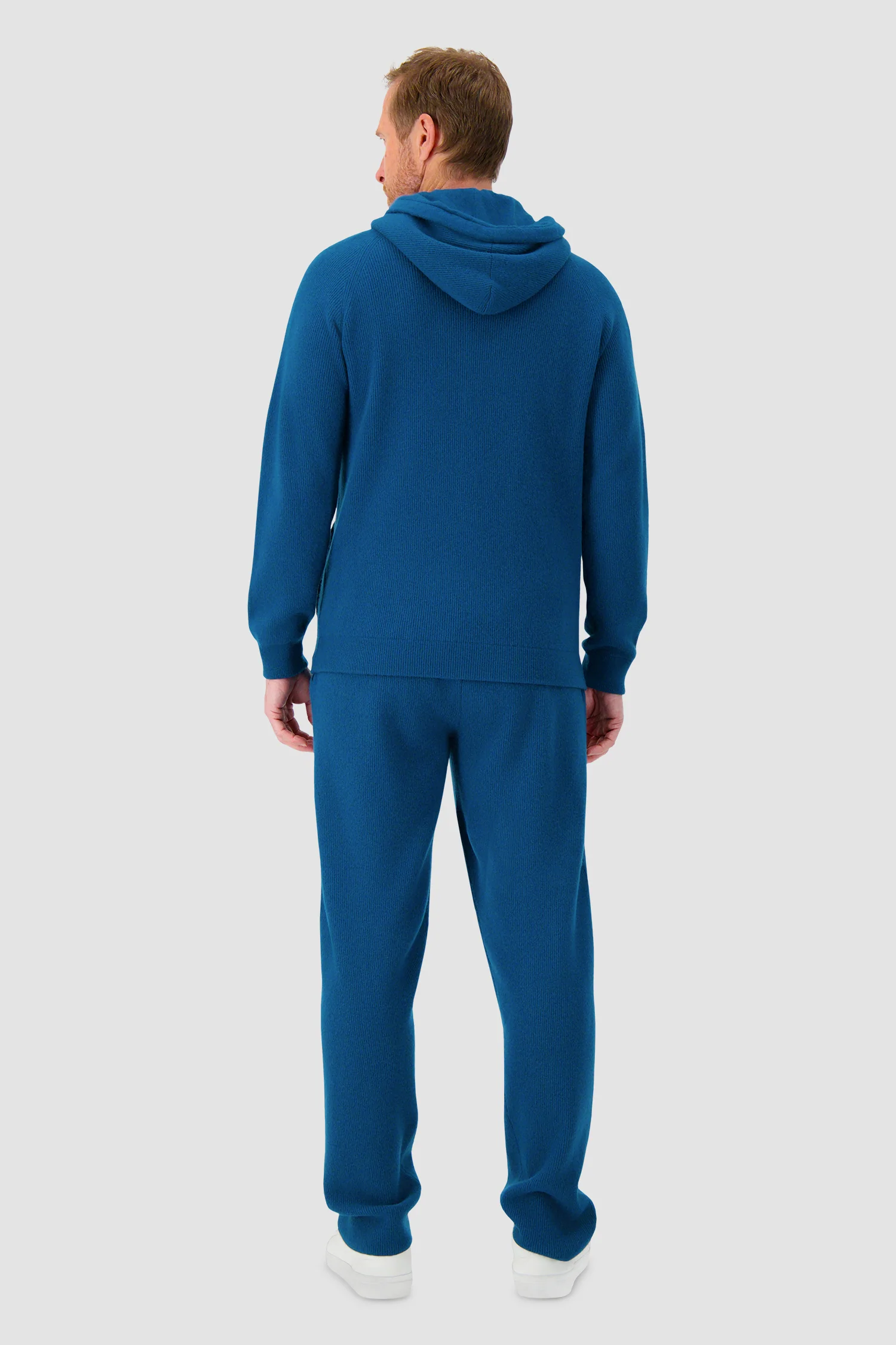 Pashmere Blue Cashmere Hoodie - Image 5