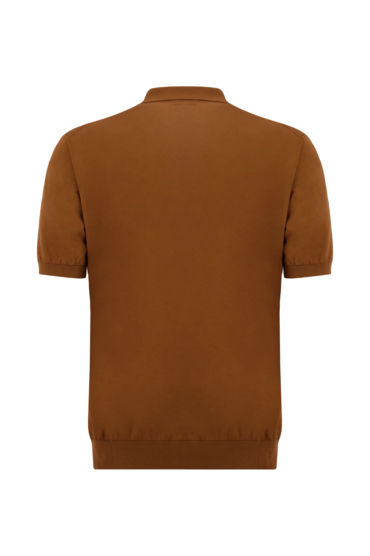Pashmere Brown Cable Knit Polo - Image 2