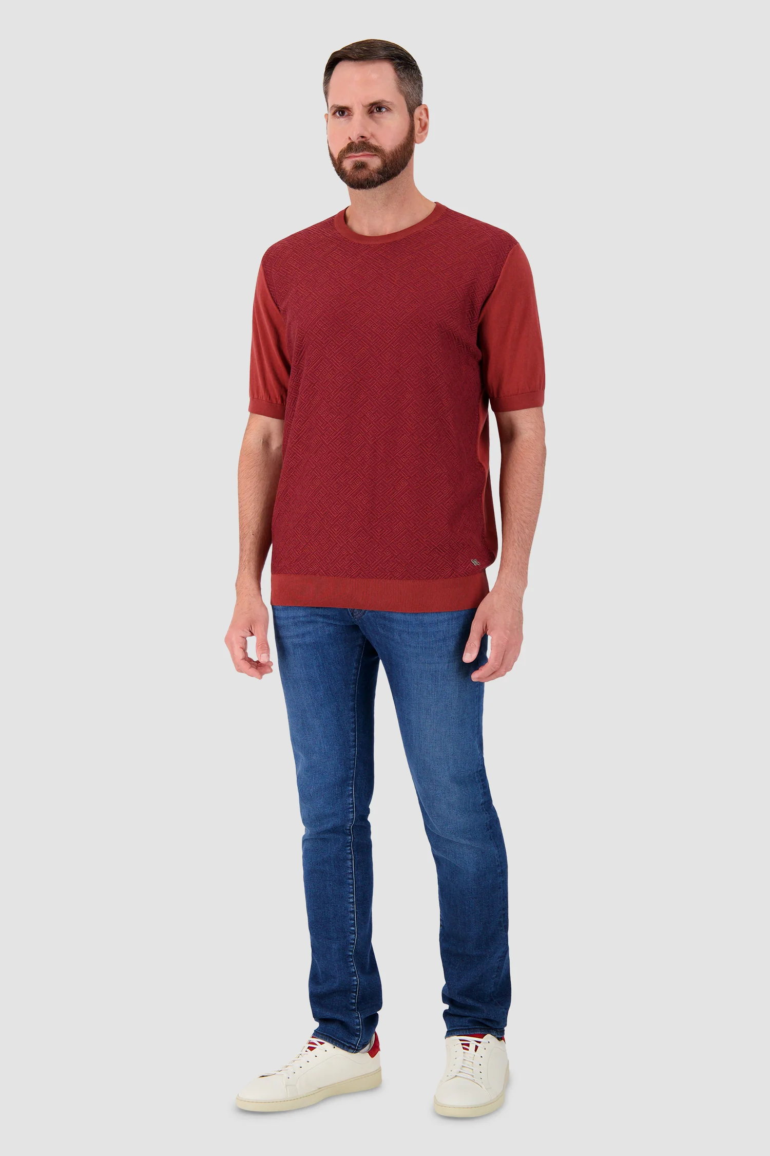 Pashmere Rust Knit T-shirt - Image 4