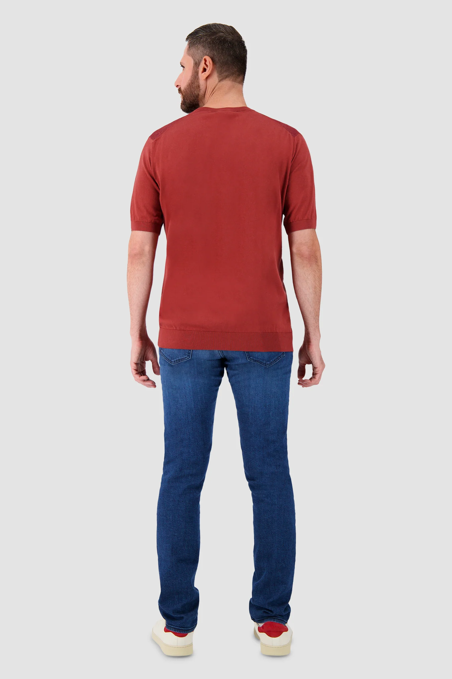 Pashmere Rust Knit T-shirt - Image 5