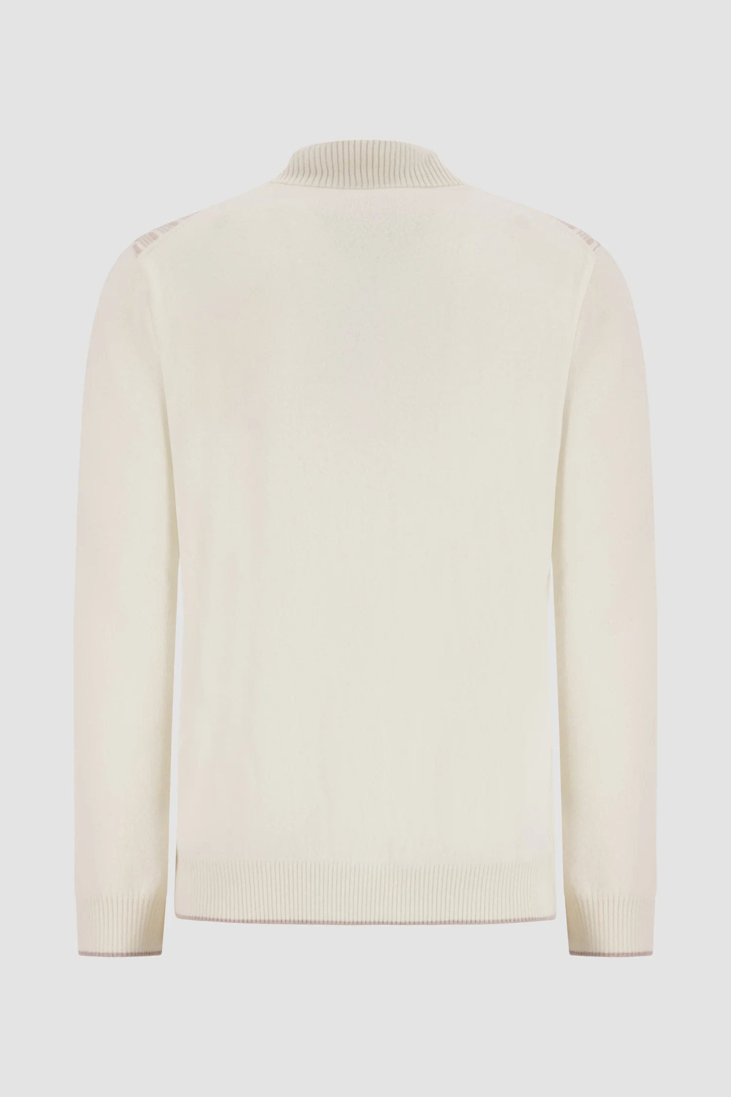 Pashmere Ivory Cashmere Zip Sweater - Image 2