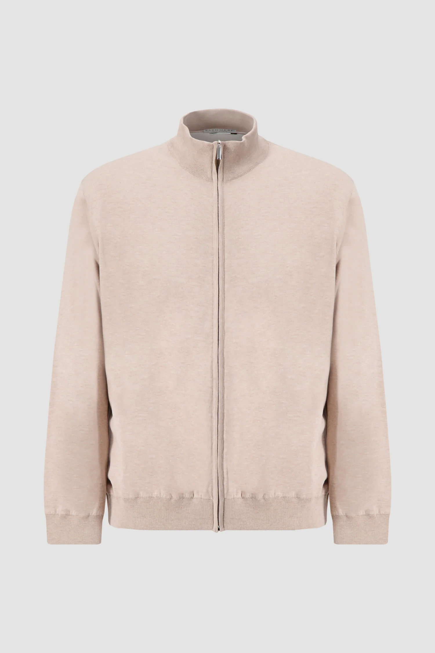 Pashmere Polo Full Zip Sweater