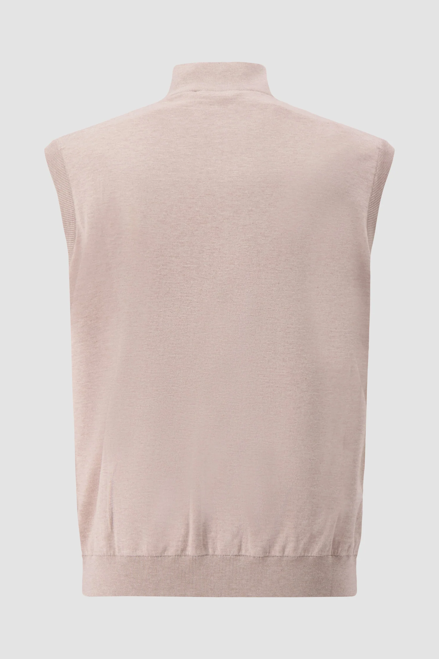 Pashmere Sleeveless Zip Sweater - Image 2