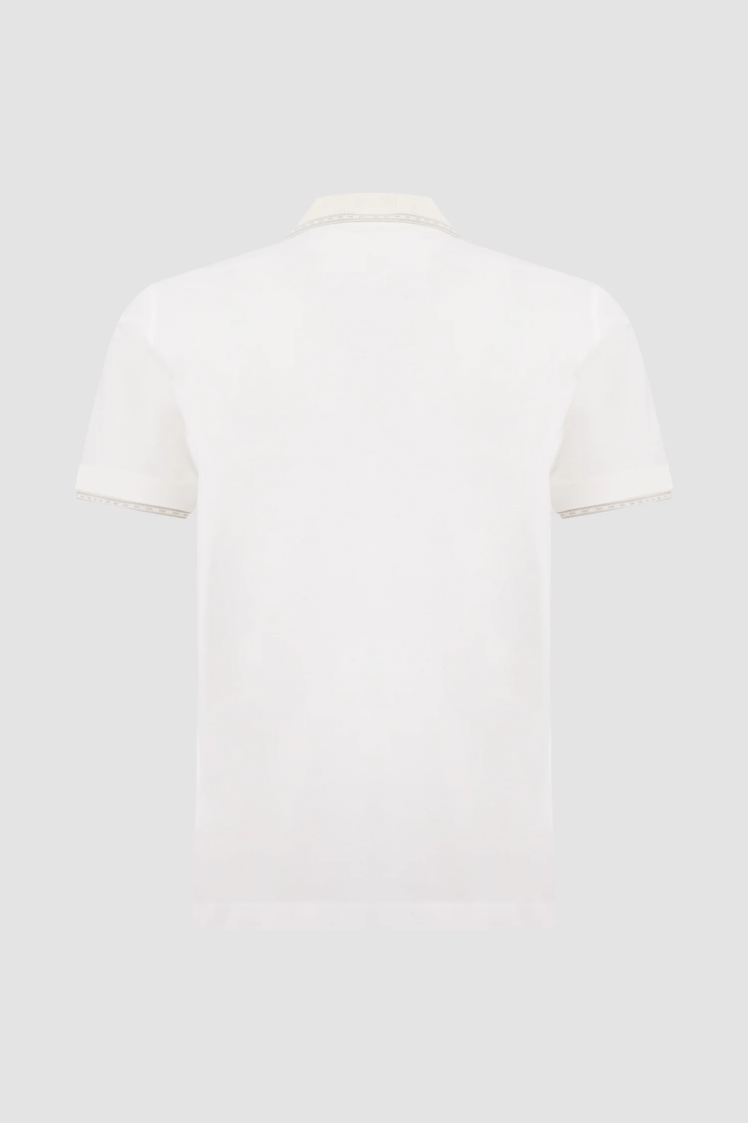 Pashmere White Button Polo - Image 2