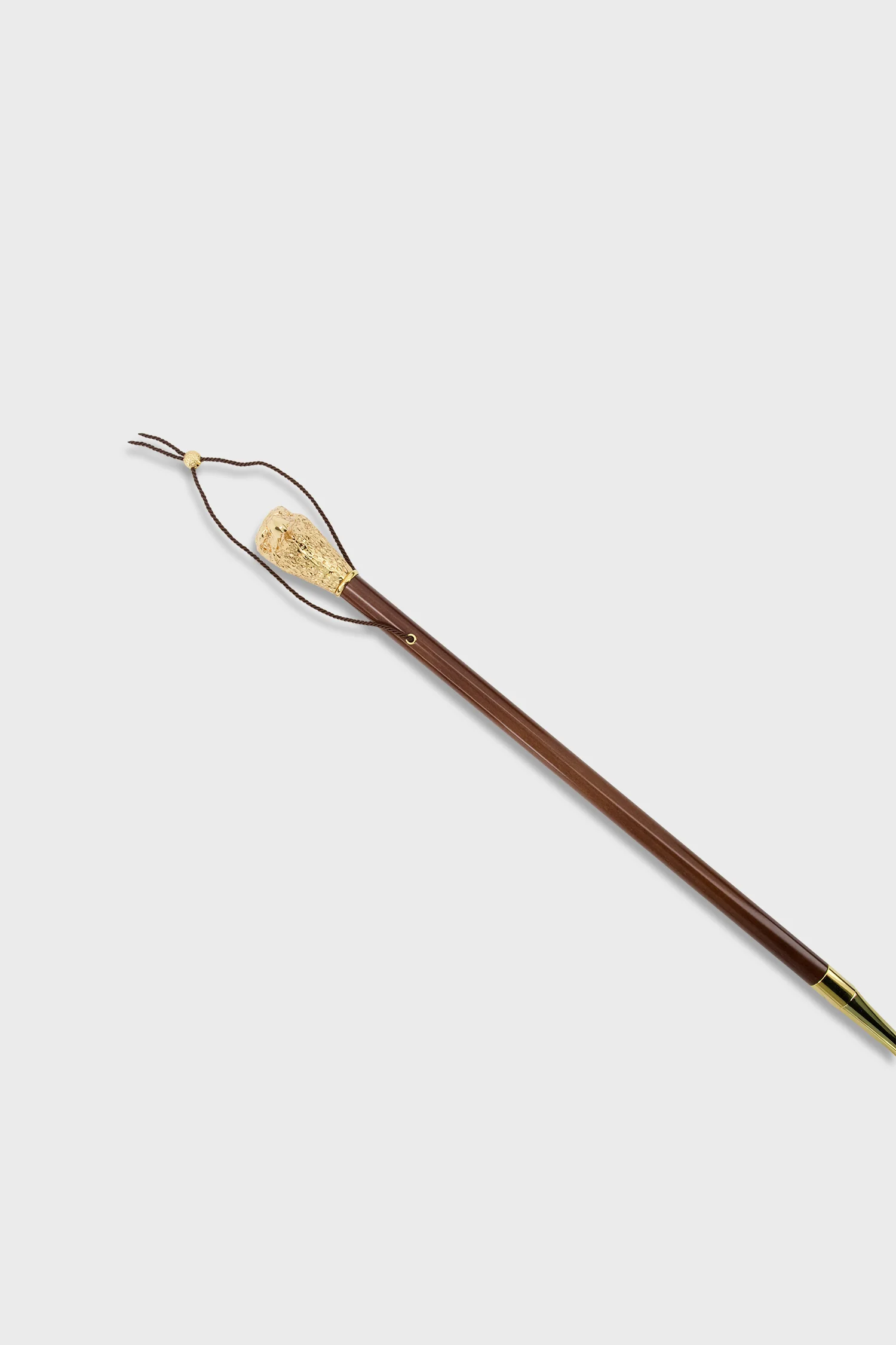 Pasotti Brown/Gold Eagle Shoehorn - Image 4