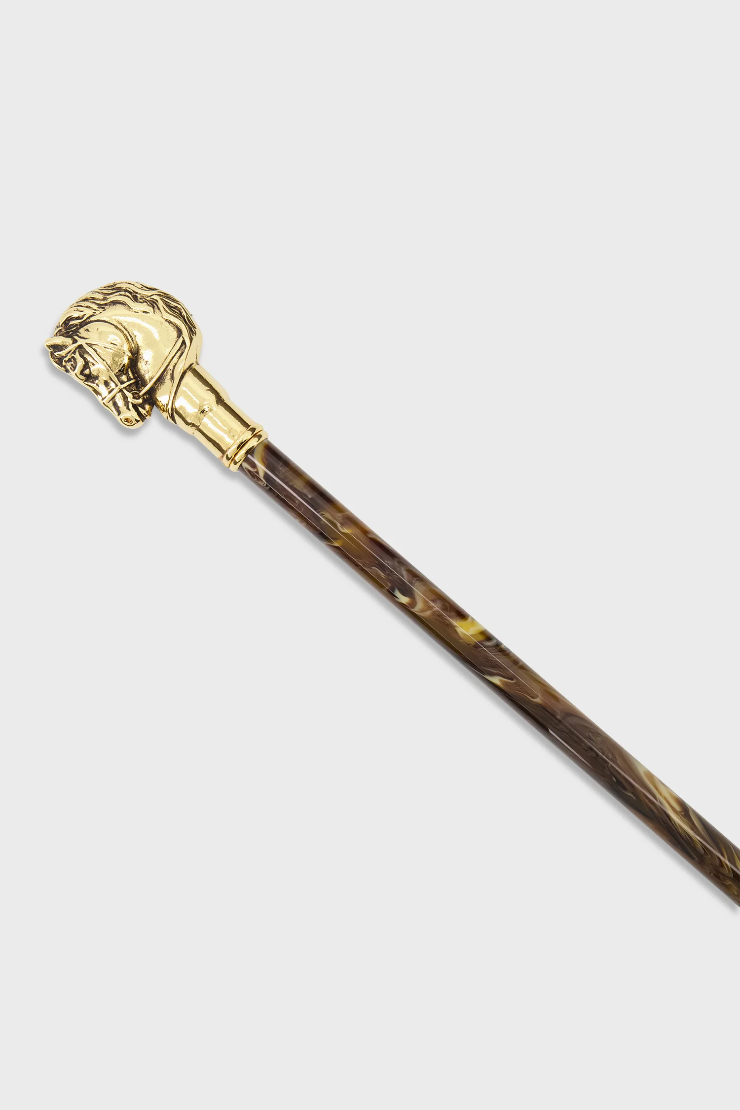 Pasotti Pearly Brown/Gold Horse Shoehorn - Image 2
