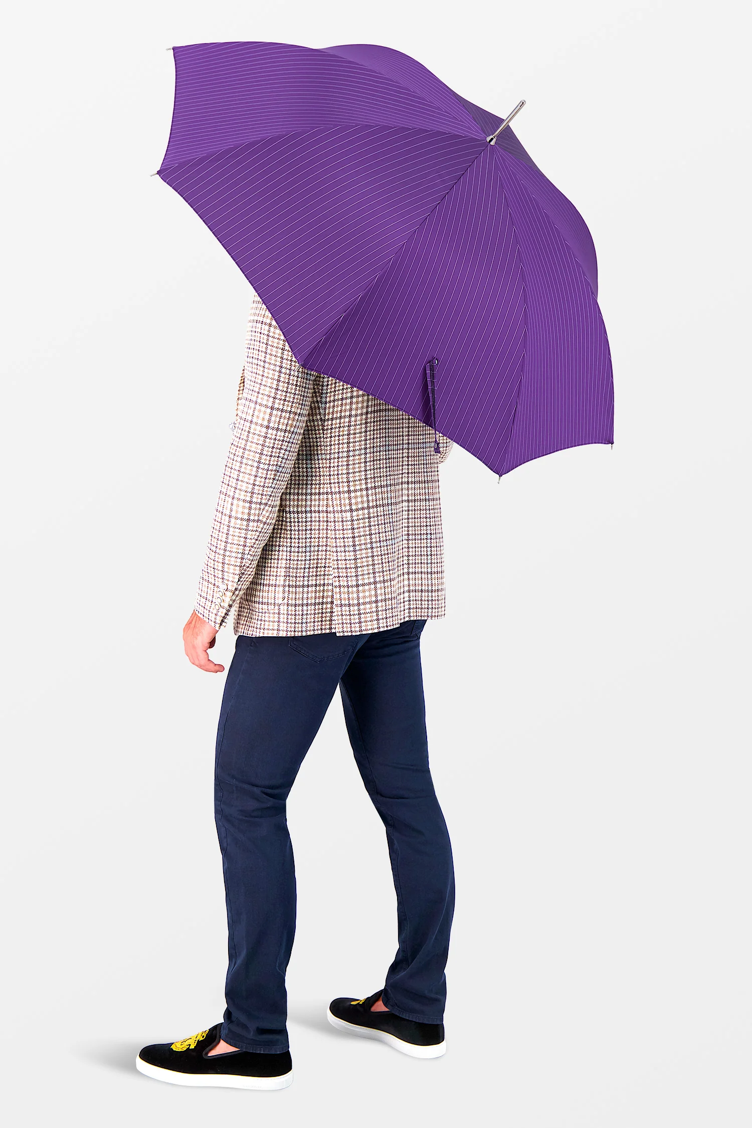 Pasotti Purple Lion Handle Umbrella - Image 6