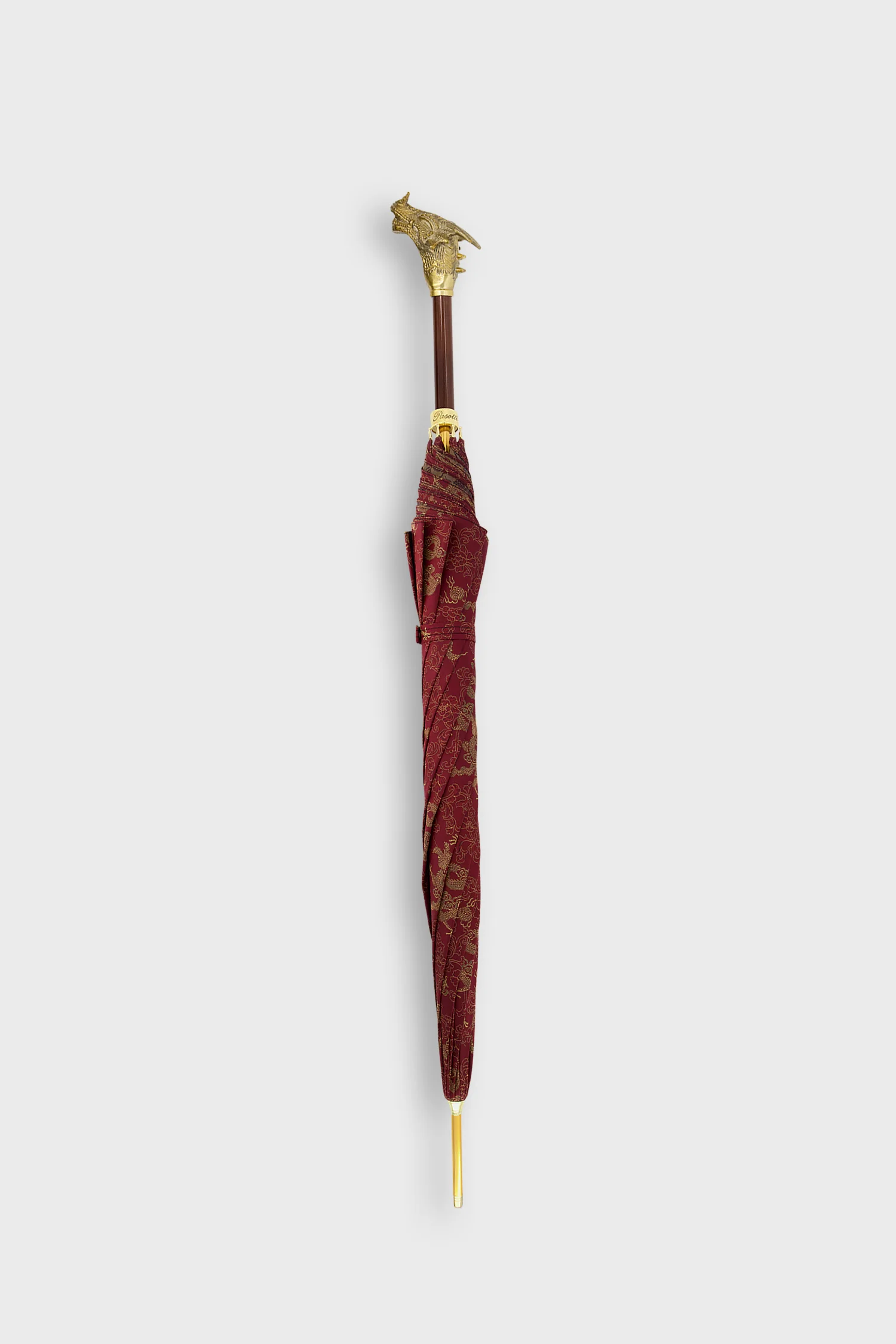 Pasotti Red/Gold Dragons Umbrella - Image 3