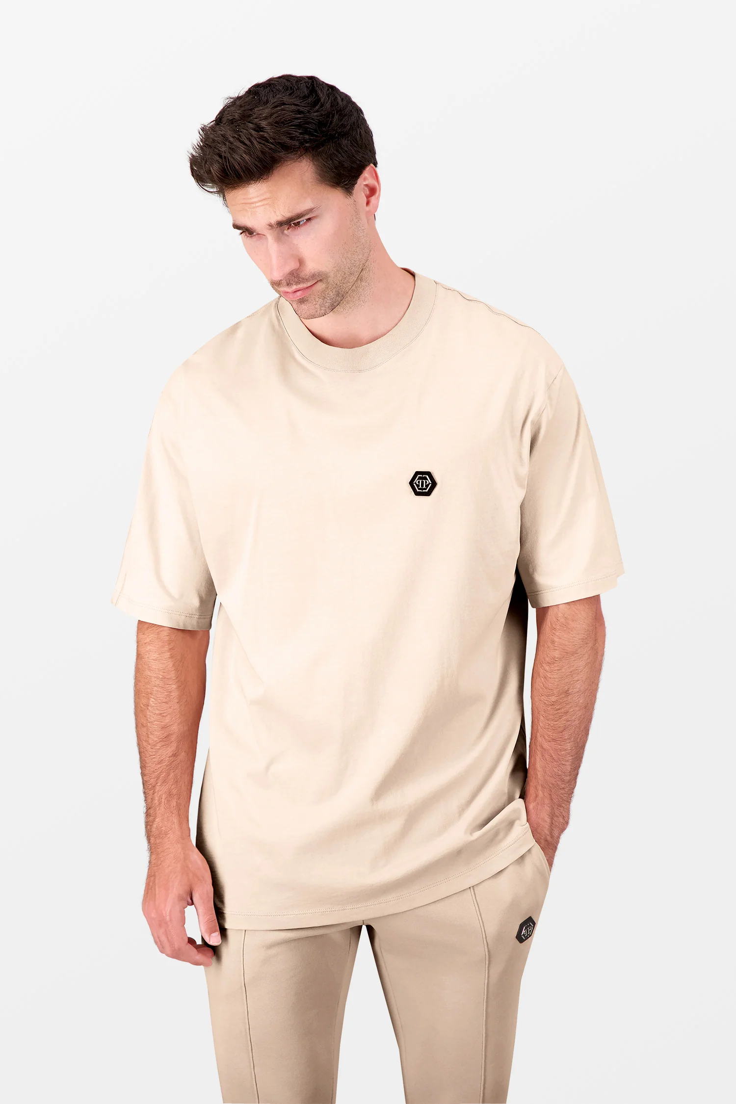 Philipp Plein Beige Round Neck SS PP 1978 T-Shirt - Image 2