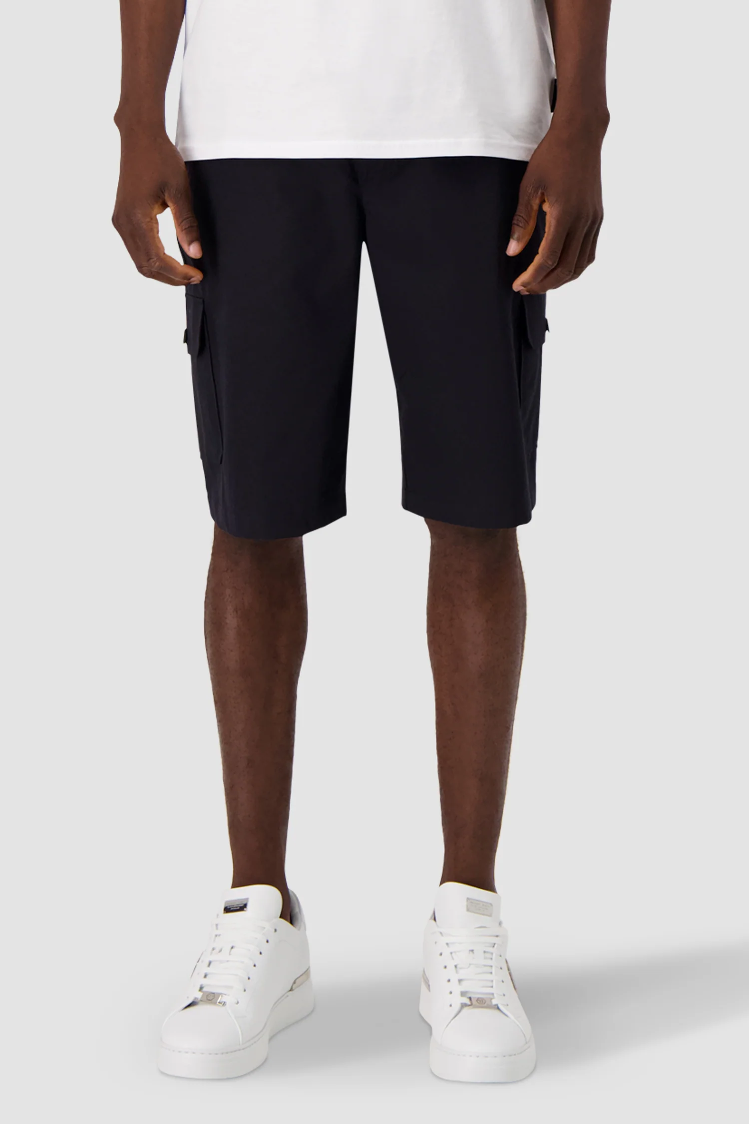 Philipp Plein Black Cargo Shorts - Image 3