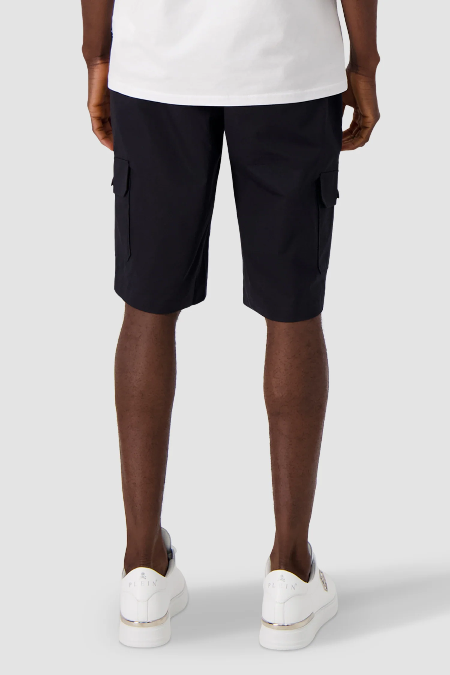 Philipp Plein Black Cargo Shorts - Image 4