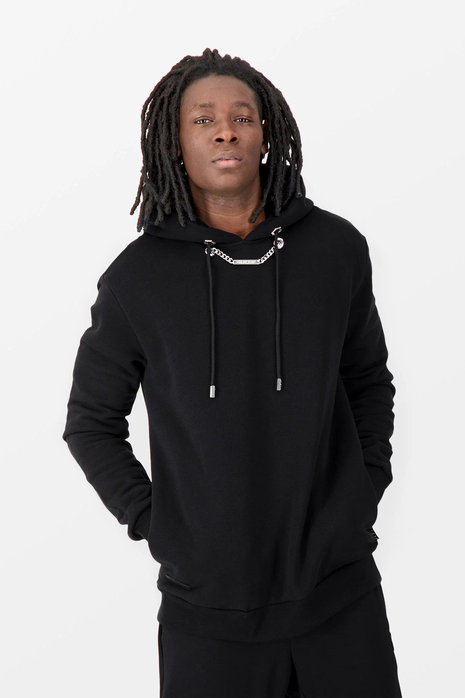 Philipp Plein Black Chains Hoodie - Image 2