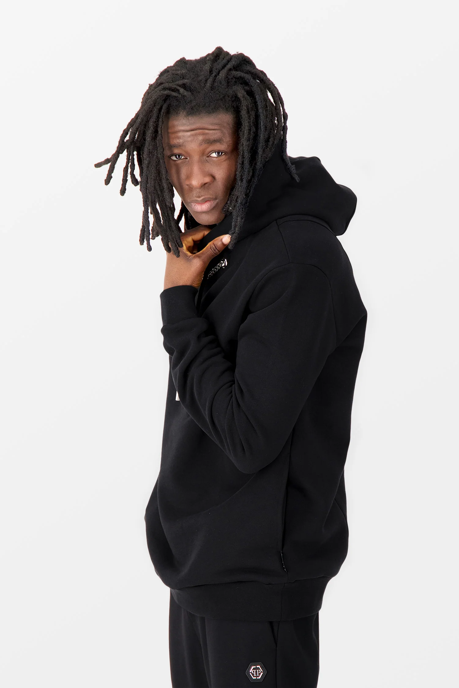 Philipp Plein Black Chains Hoodie - Image 6