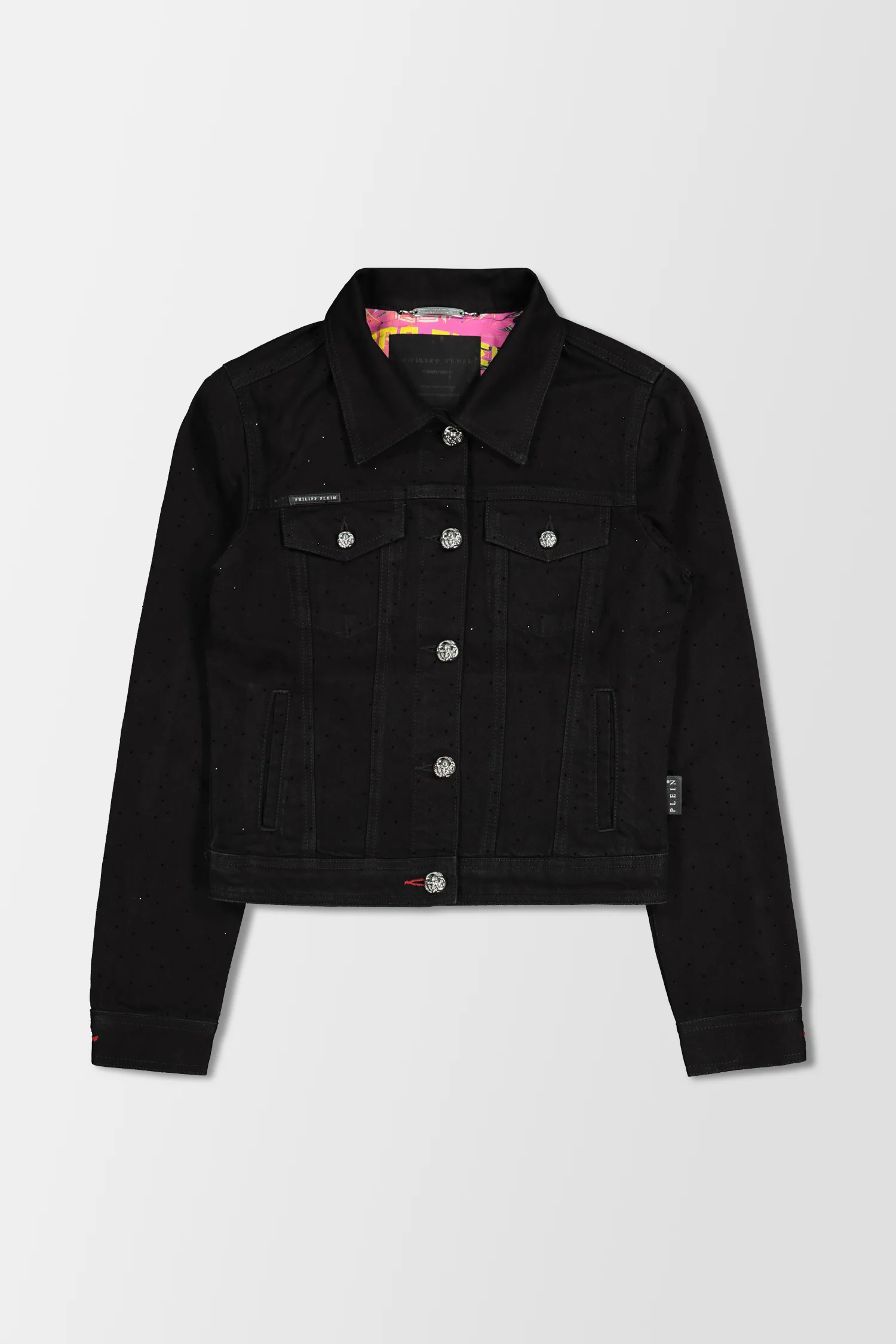 Philipp Plein Black Denim Jacket - Image 3