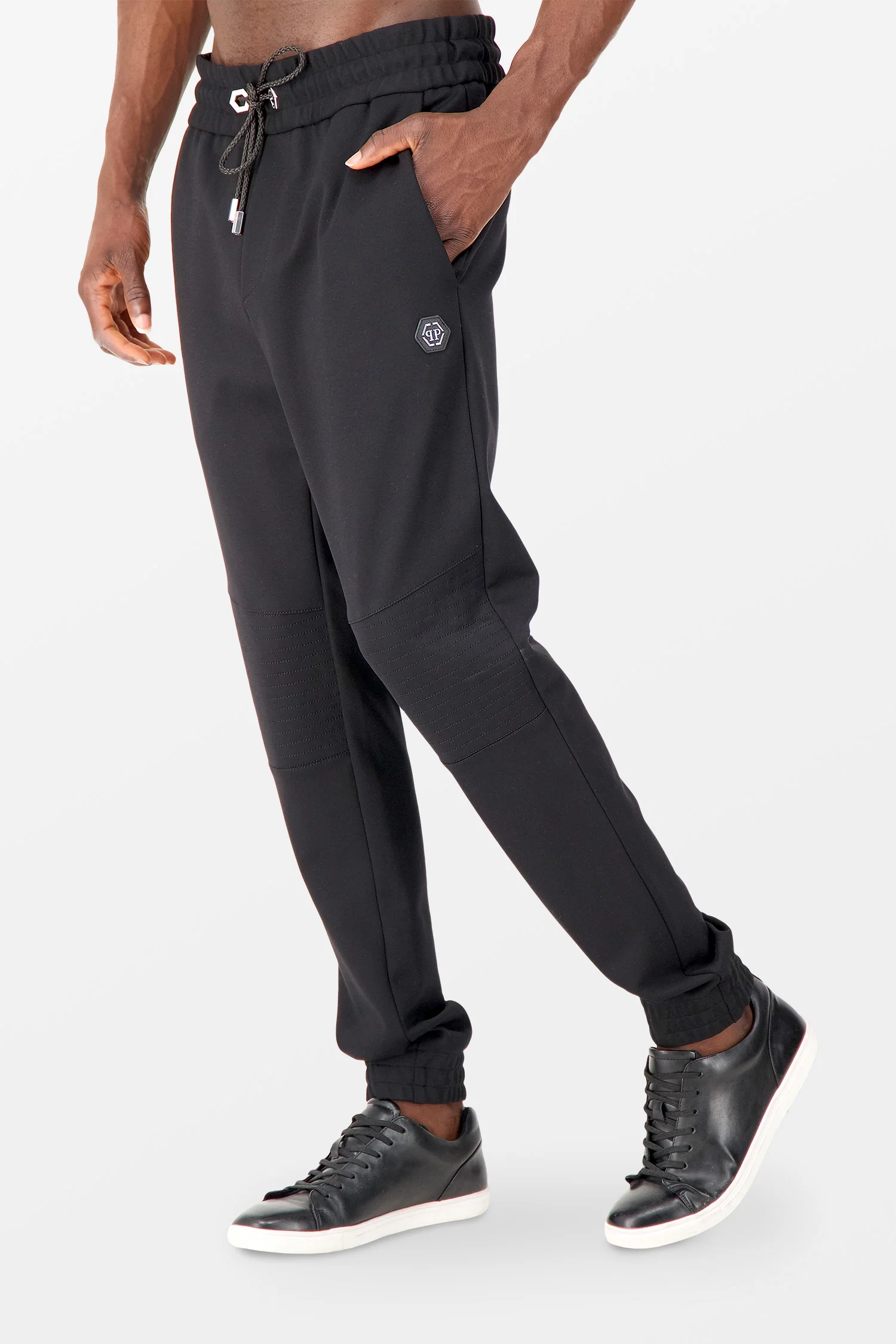 Philipp Plein Black Elegant Long Trousers - Image 3