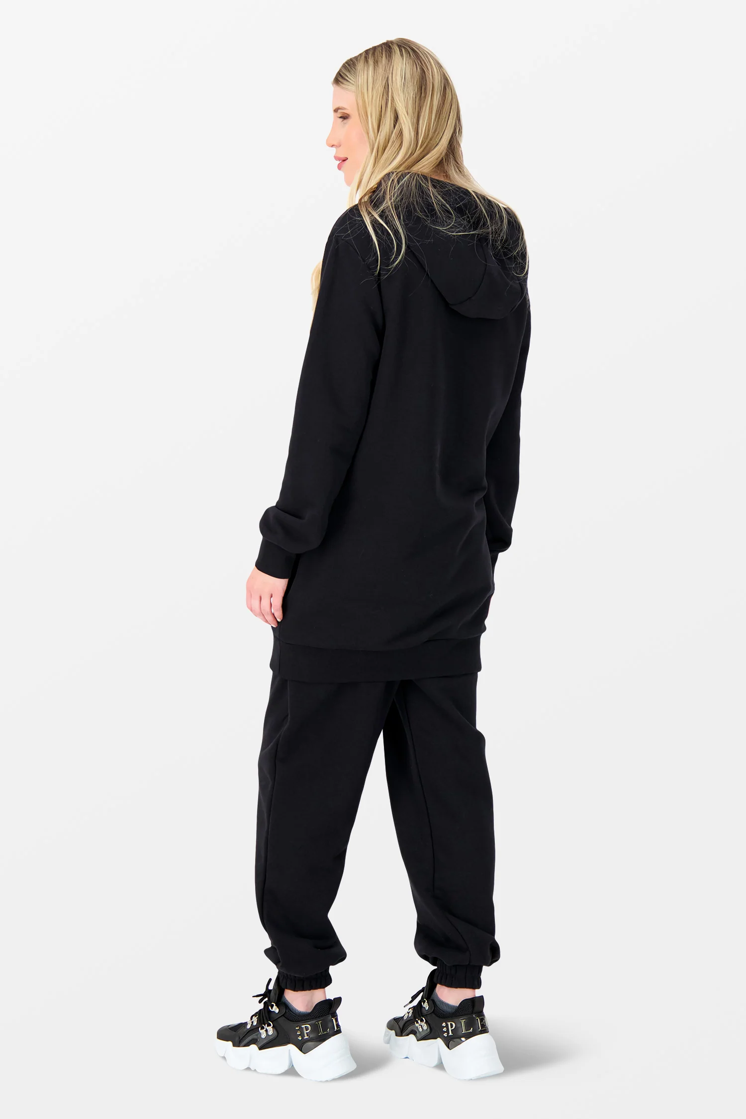 Philipp Plein Black Embroidery Signature Trousers - Image 7