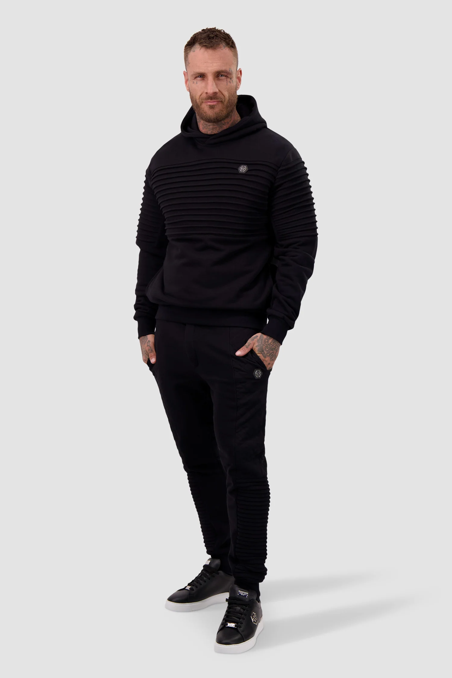 Philipp Plein Black Gothic Plein Hoodie - Image 4
