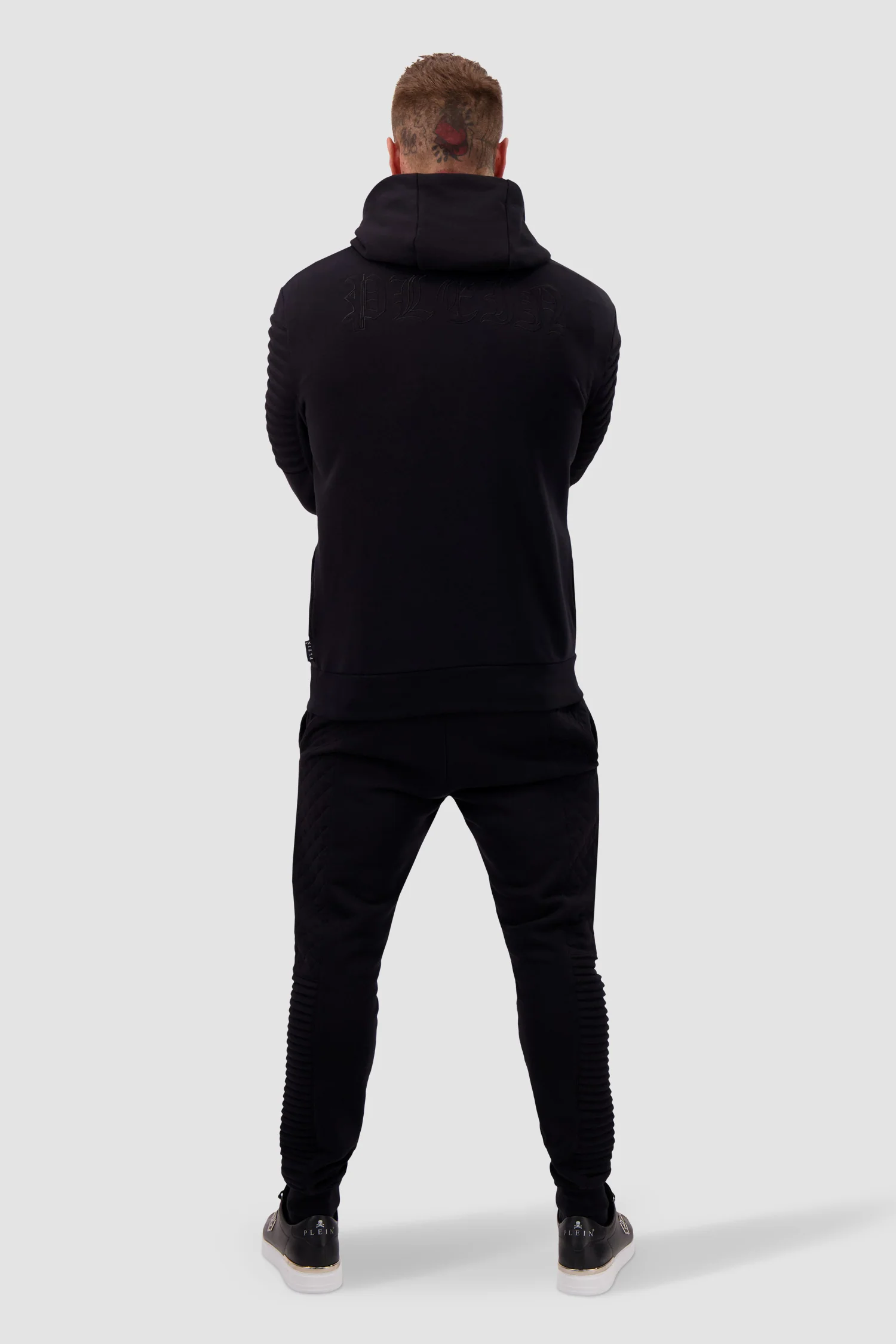 Philipp Plein Black Gothic Plein Hoodie - Image 5