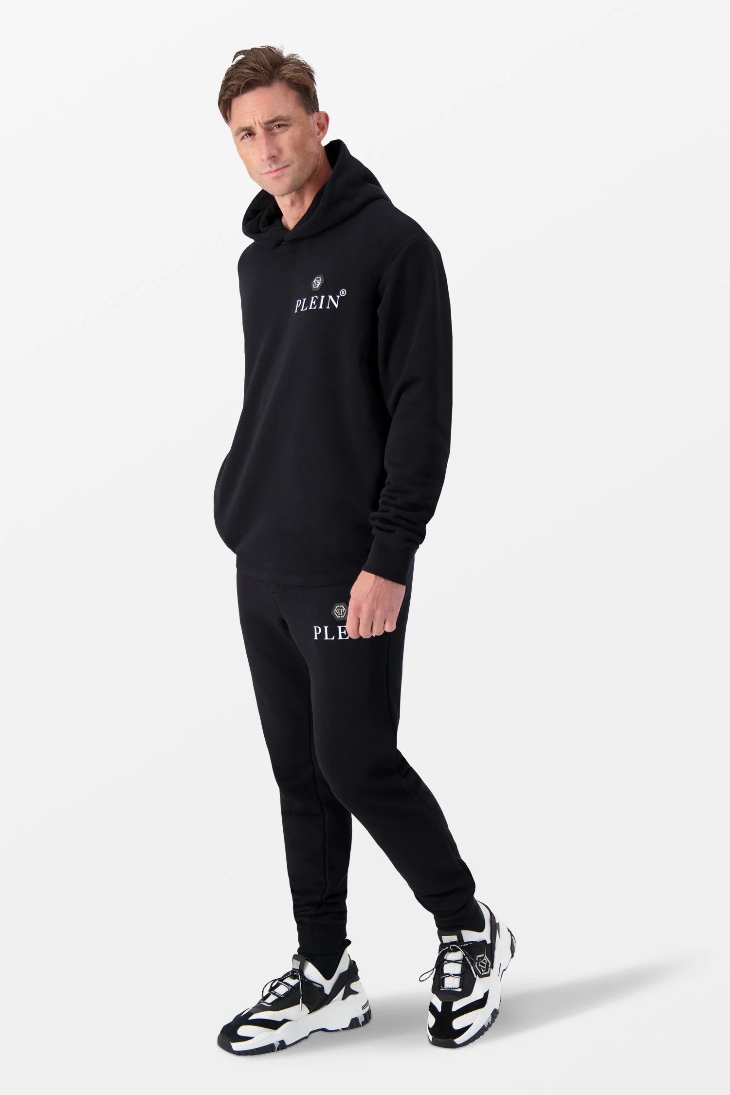 Philipp Plein Black Hexagon Hoodie - Image 4