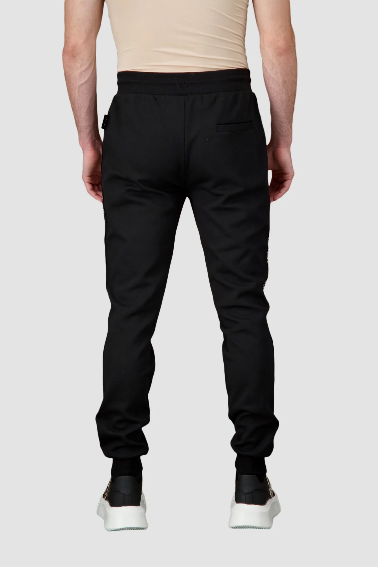 Philipp Plein Black Hexagon Jogging Trousers - Image 5