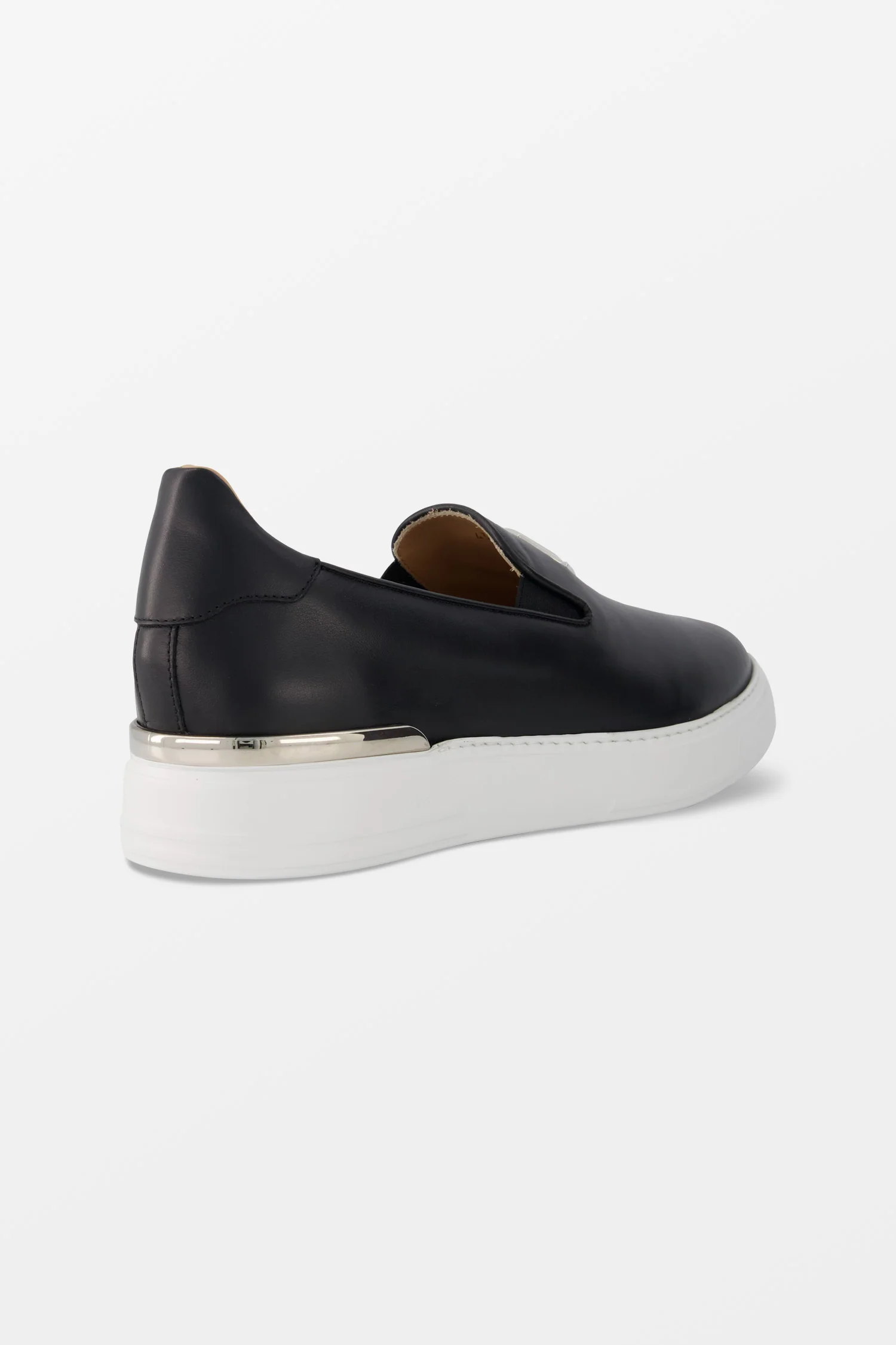 Philipp Plein Black Hexagon Slip-Ons - Image 3