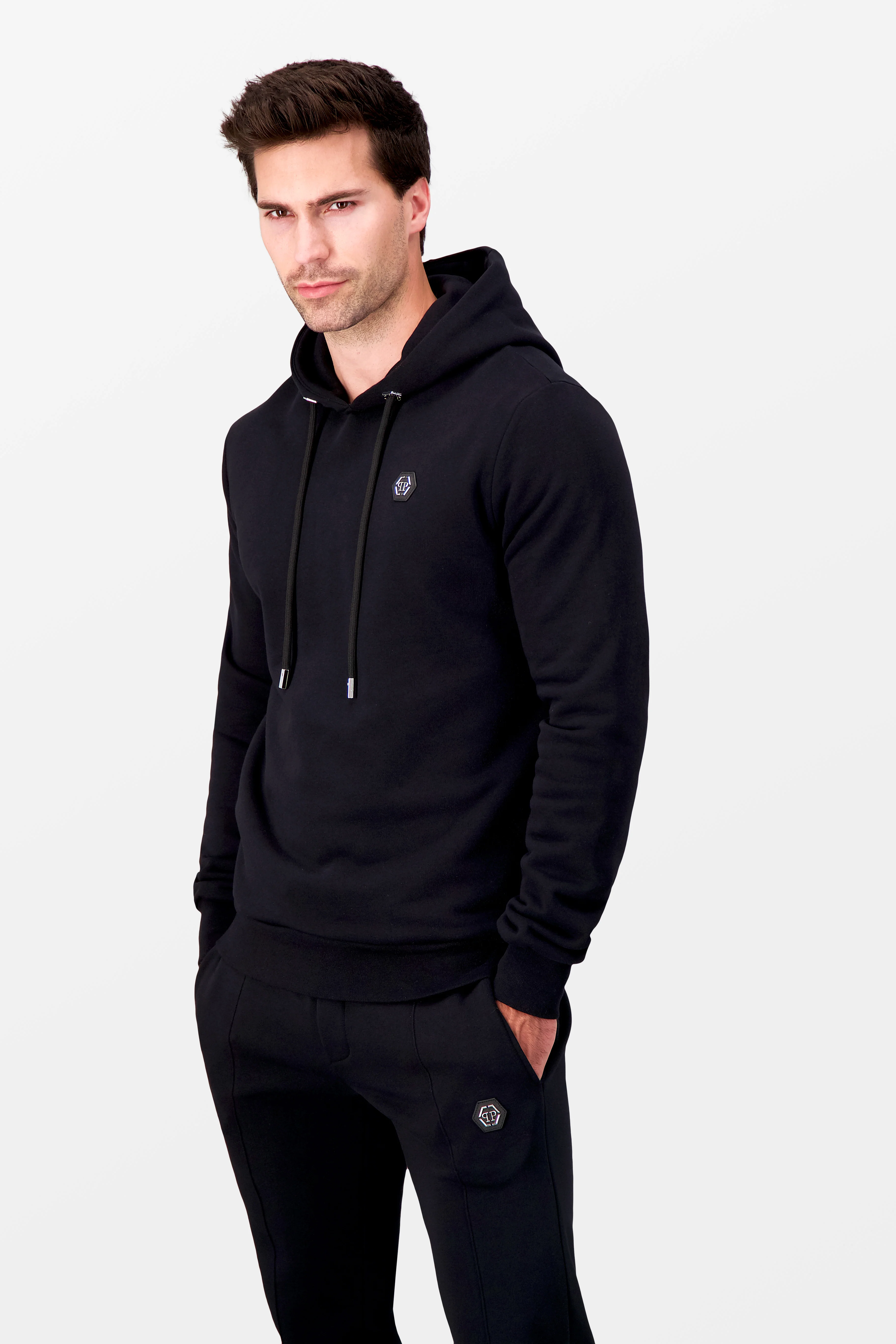 Philipp Plein Black Institutional Hoodie - Image 5
