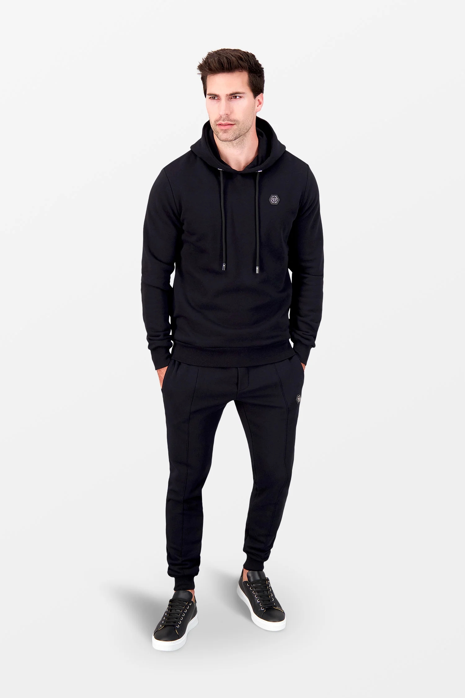 Philipp Plein Black Institutional Hoodie - Image 6