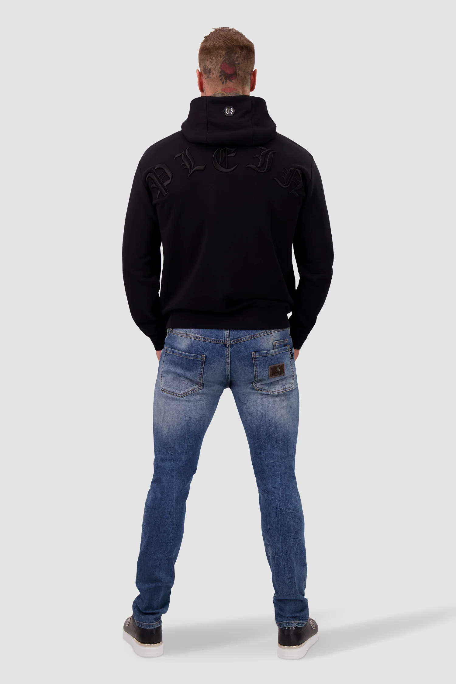 Philipp Plein Black Love Hoodie - Image 5