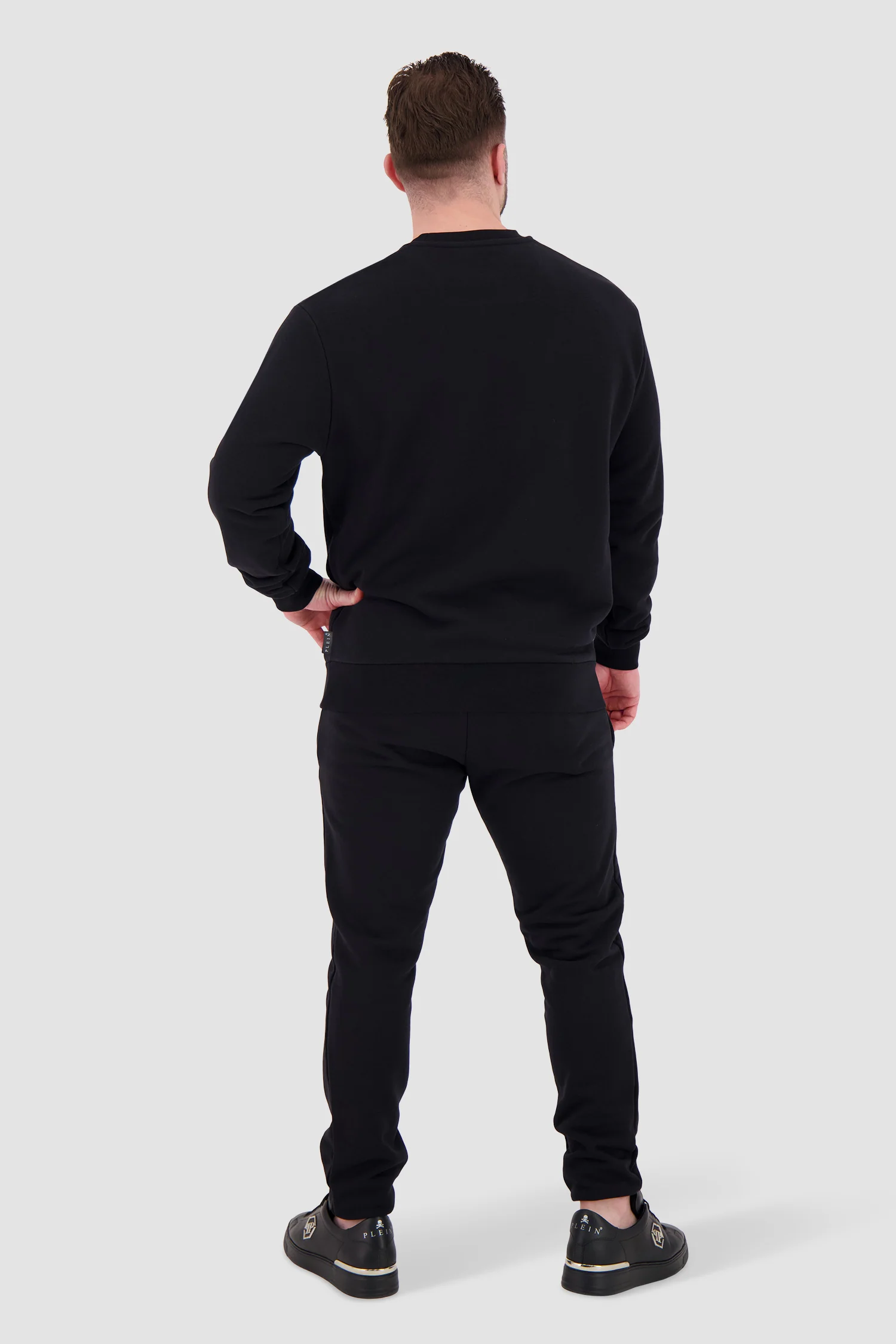 Philipp Plein Black LS Hexagon Sweatshirt - Image 4