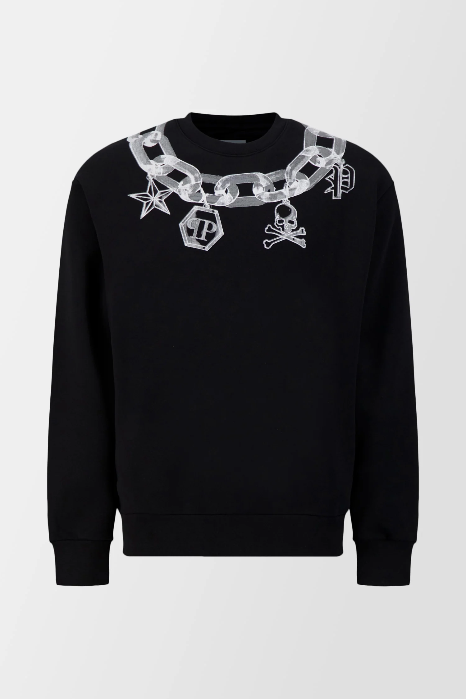 Philipp Plein Black LS Sweatshirt - Image 6