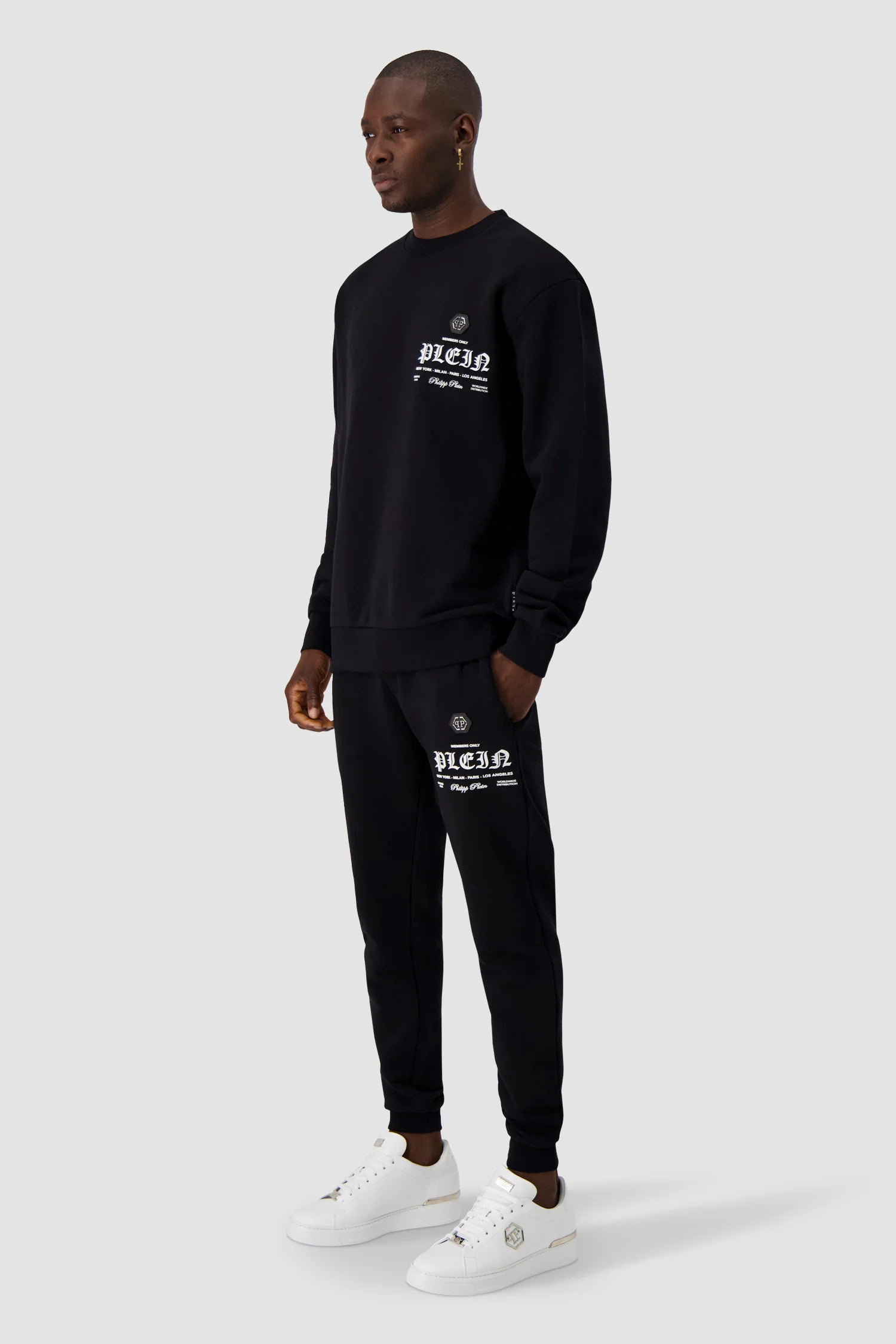 Philipp Plein Black LS Sweatshirt - Image 5