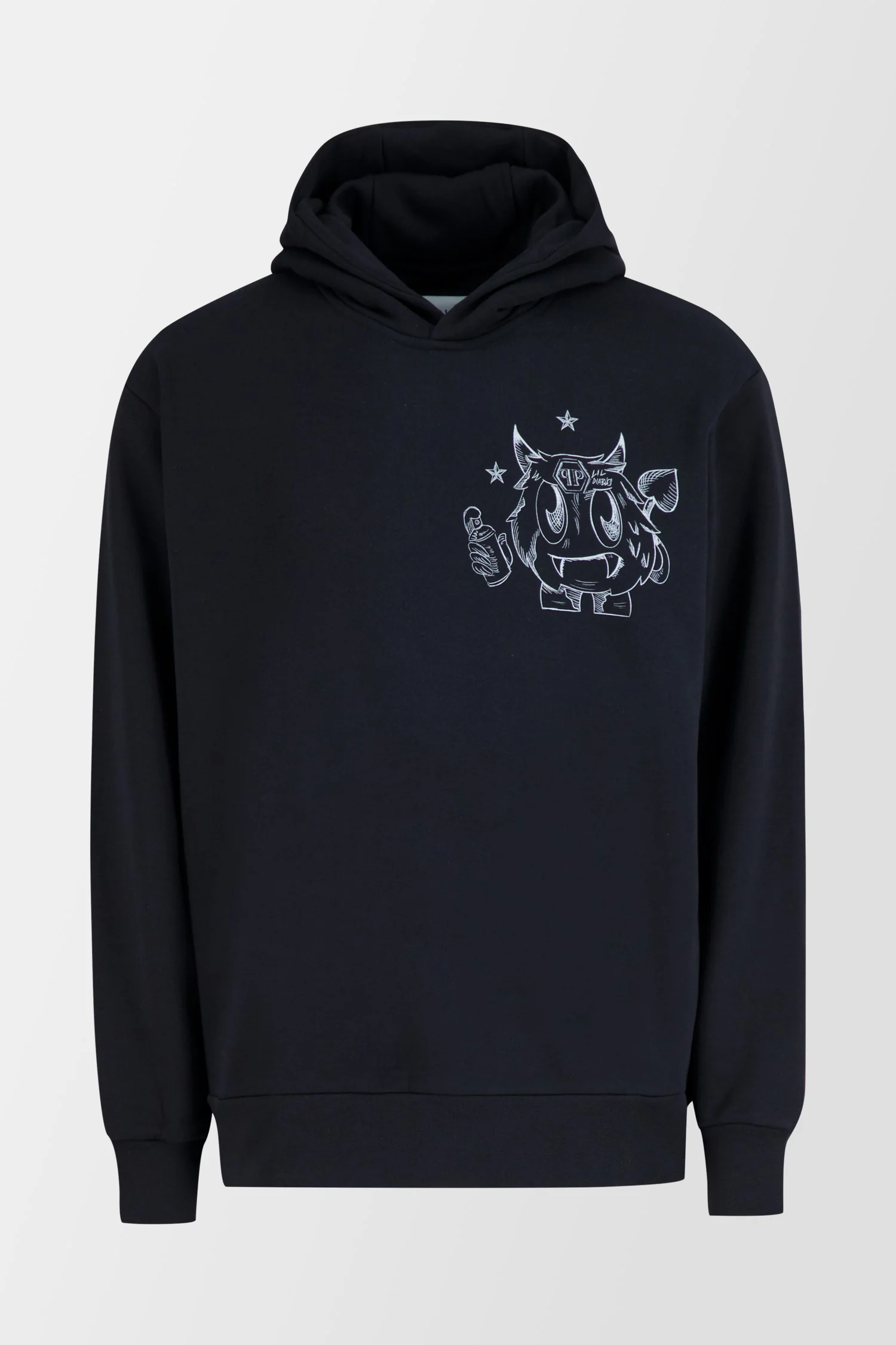 Philipp Plein Black Monster Hoodie - Image 6
